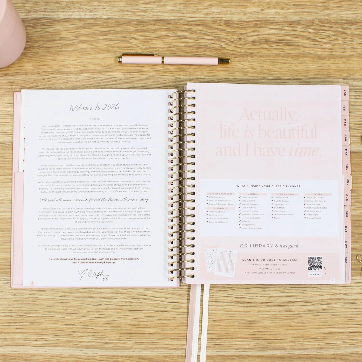 2026 Classic Planner - Blush - Image 4