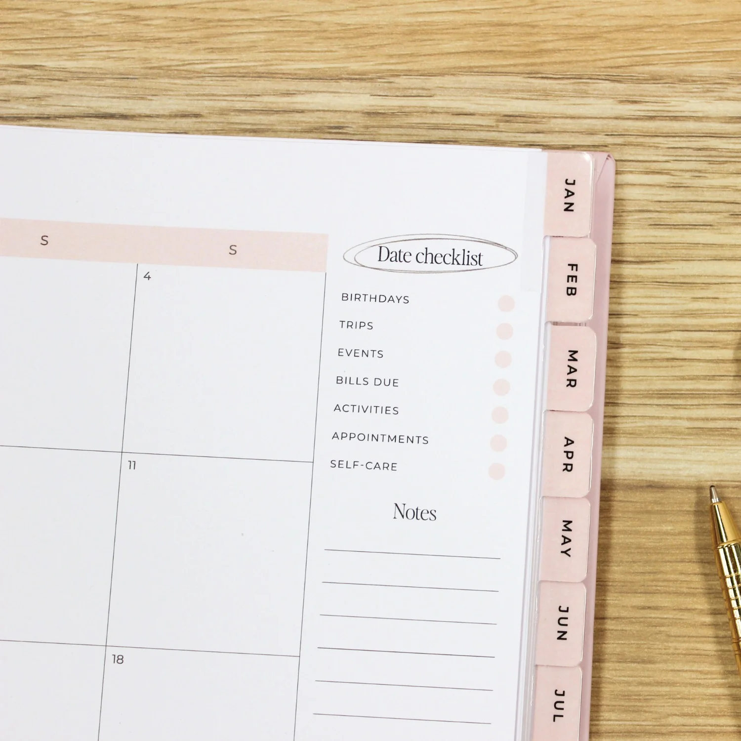 2026 Classic Planner - Blush - Image 9