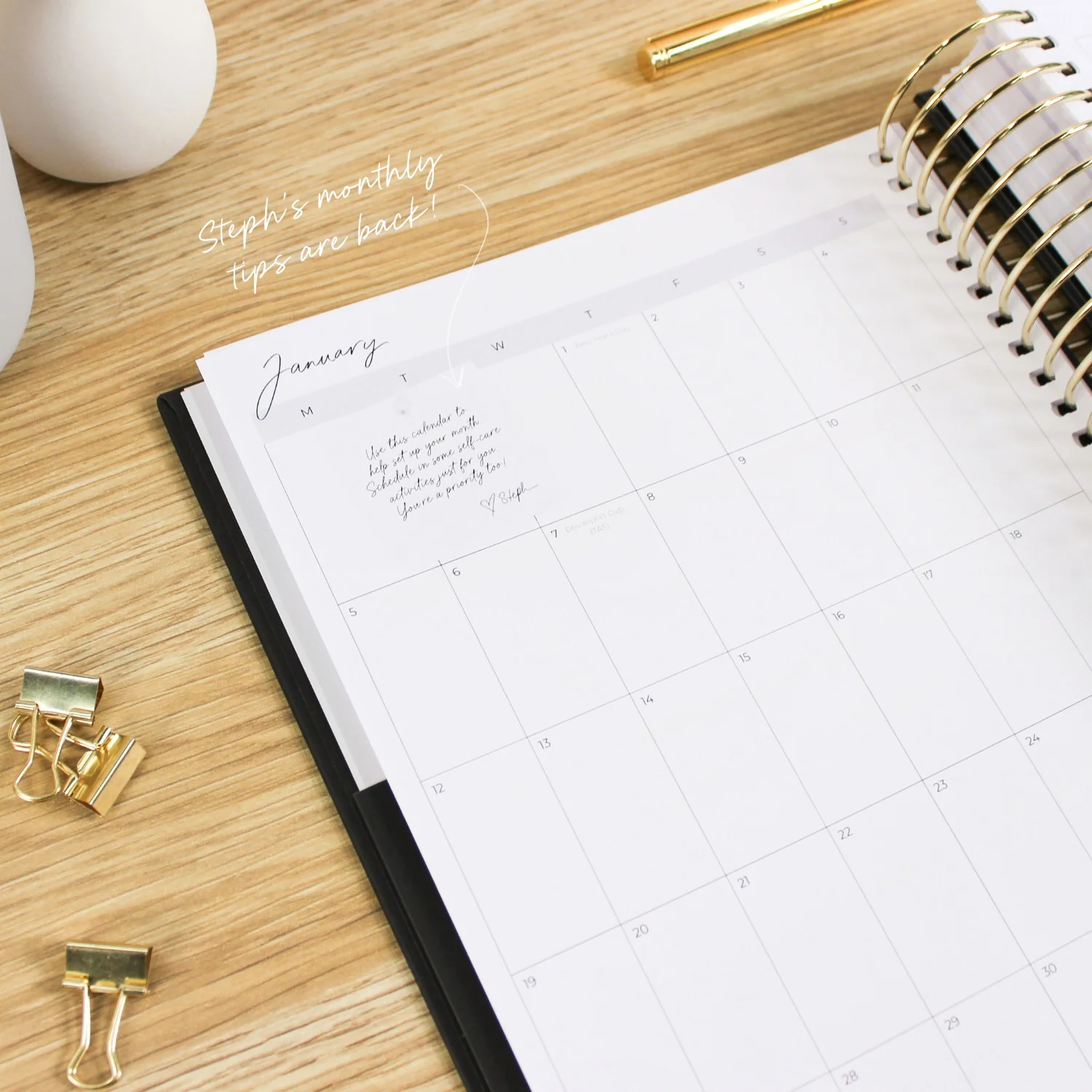 2026 Daily Planner - Black - Image 10