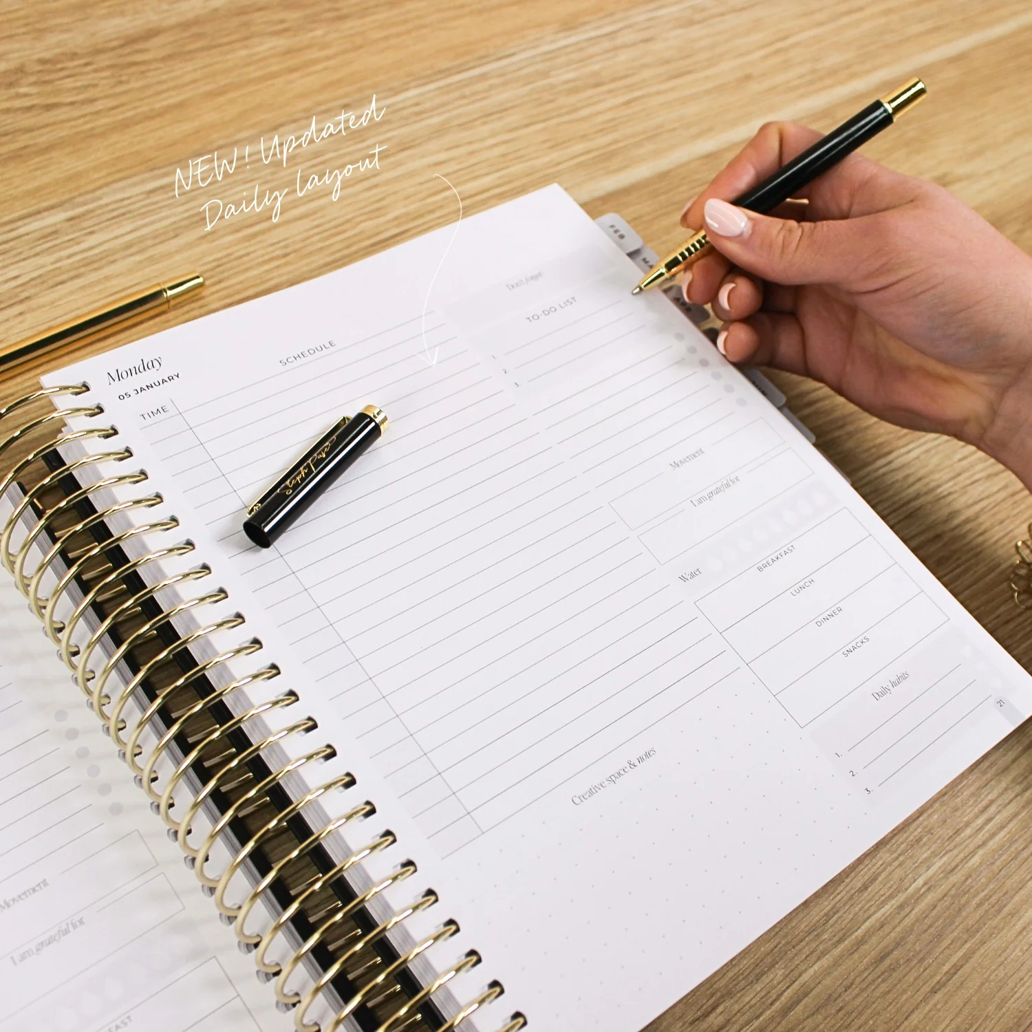 2026 Daily Planner - Black - Image 11
