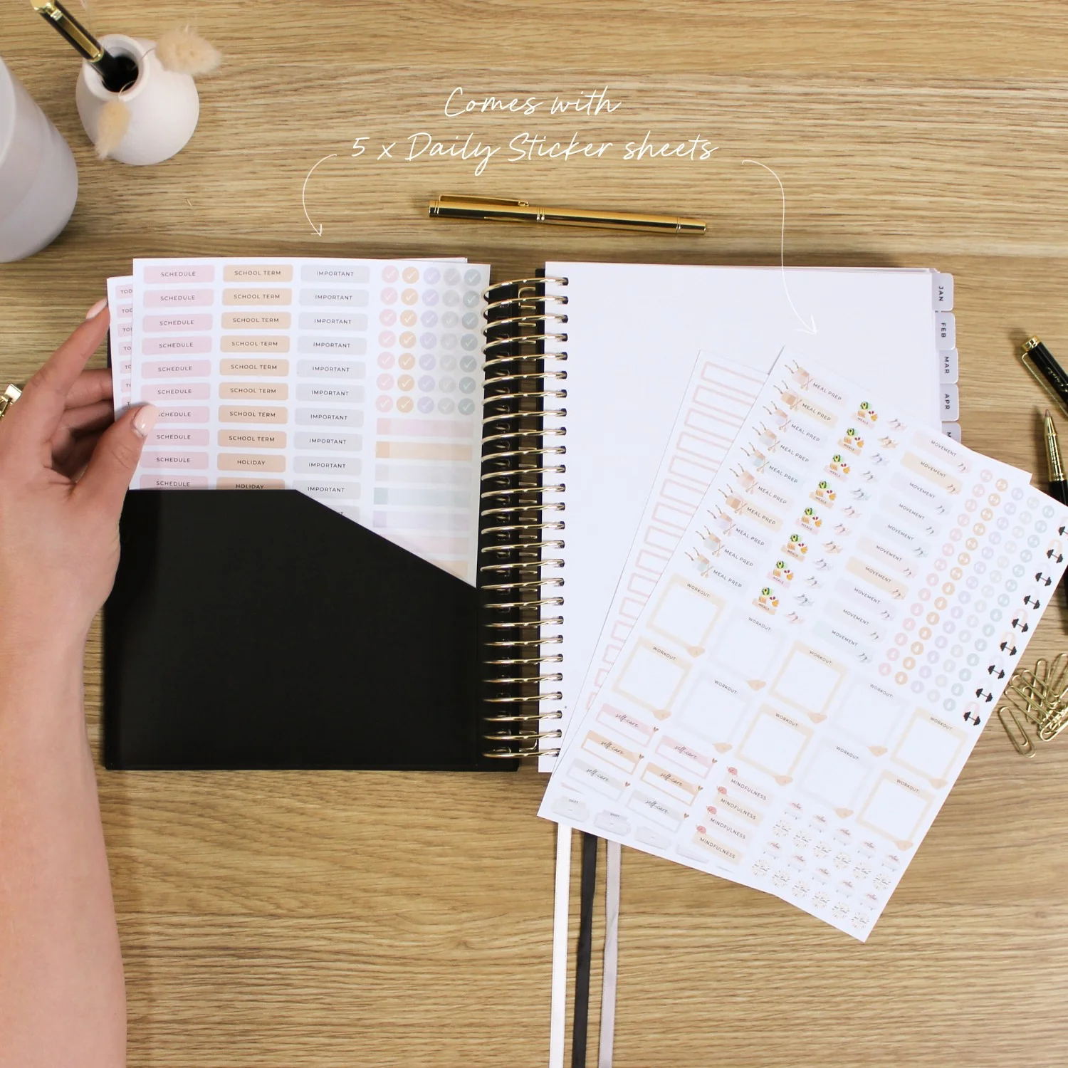 2026 Daily Planner - Black - Image 16