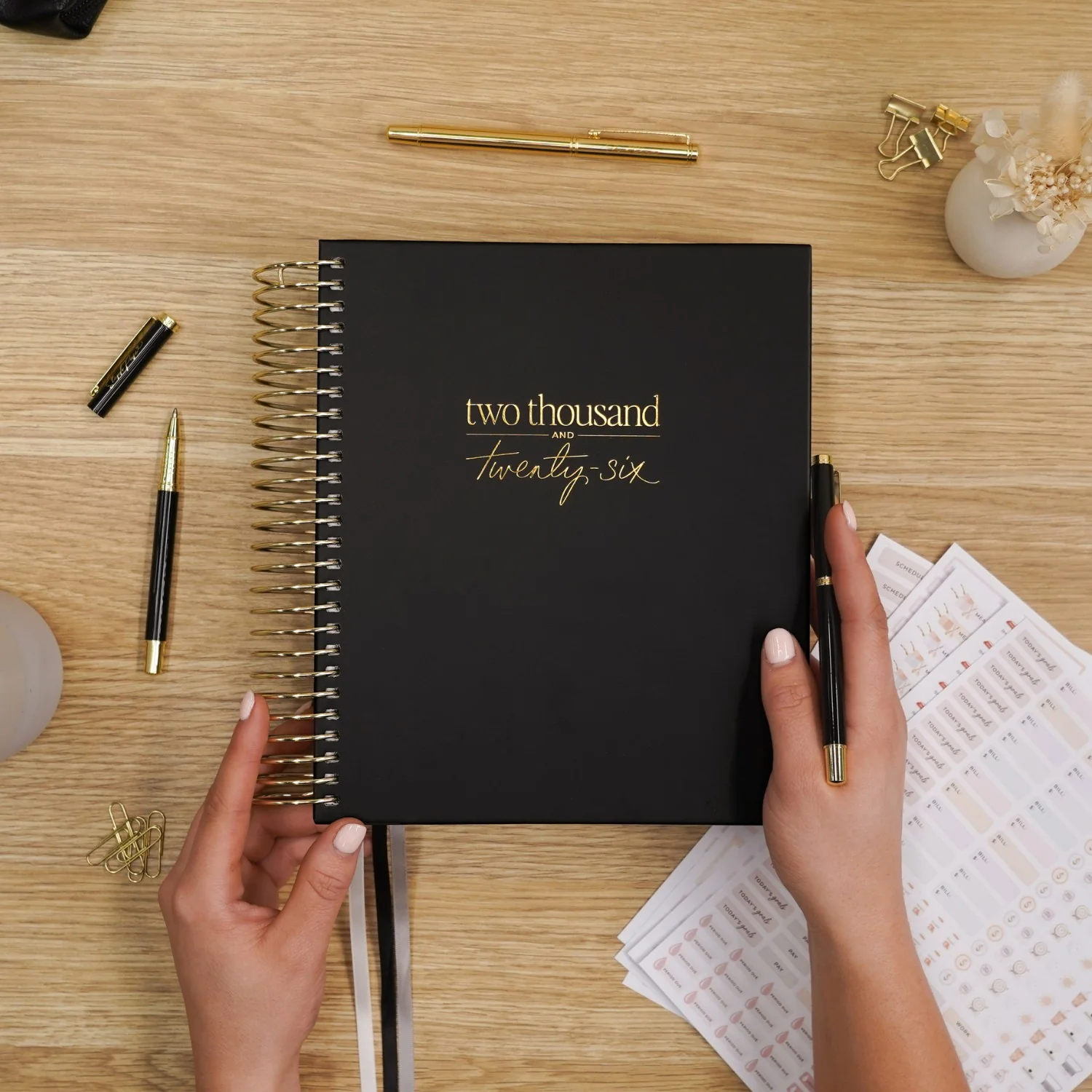 2026 Daily Planner - Black - Image 3