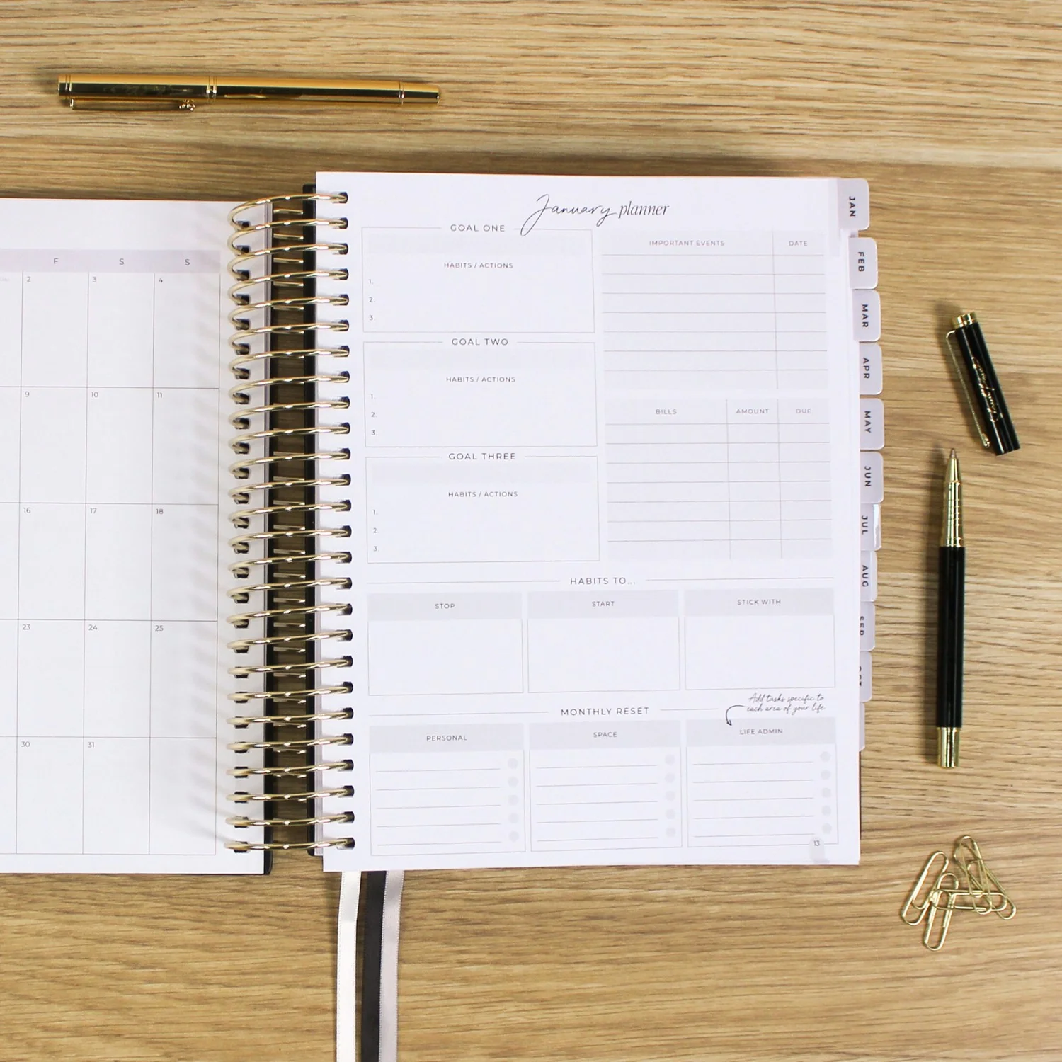 2026 Daily Planner - Black - Image 8