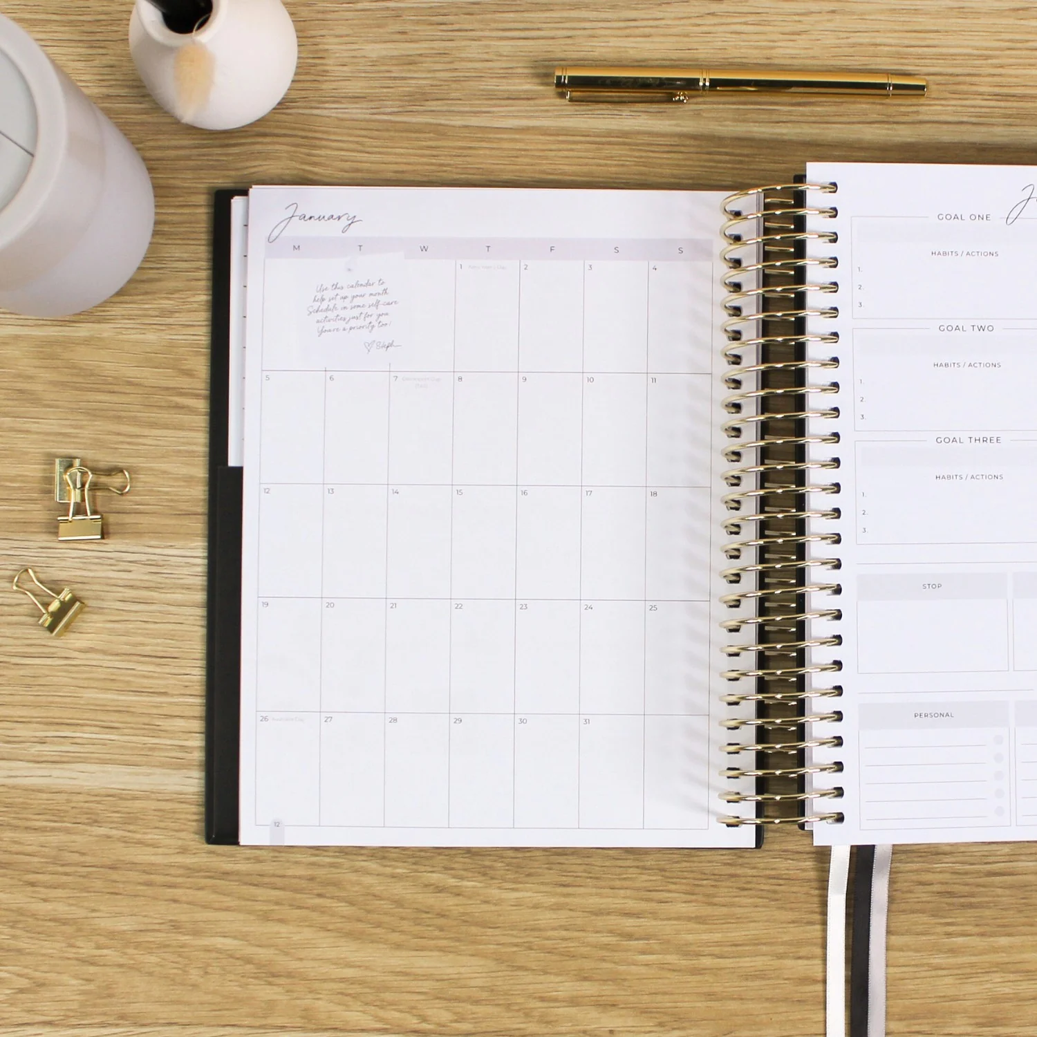 2026 Daily Planner - Black - Image 9