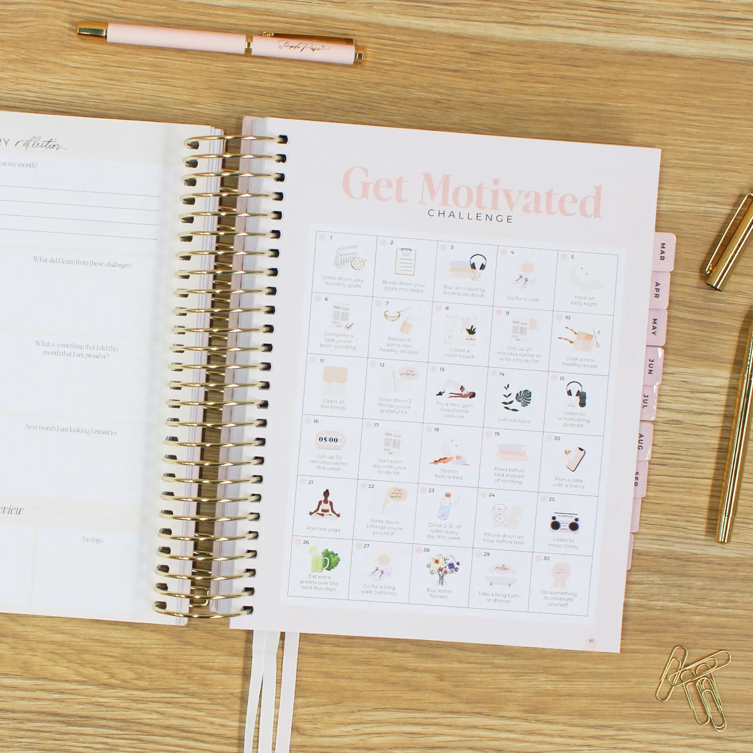 2026 Daily Planner - Blush - Image 13
