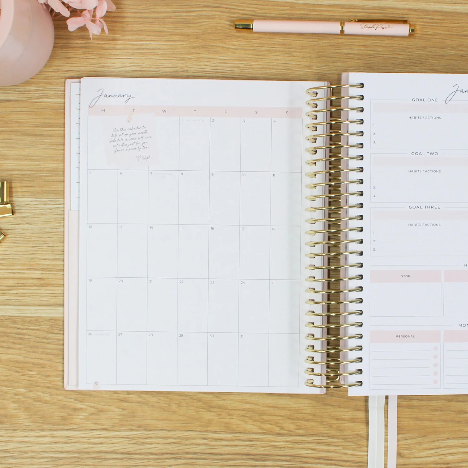 2026 Daily Planner - Blush - Image 8