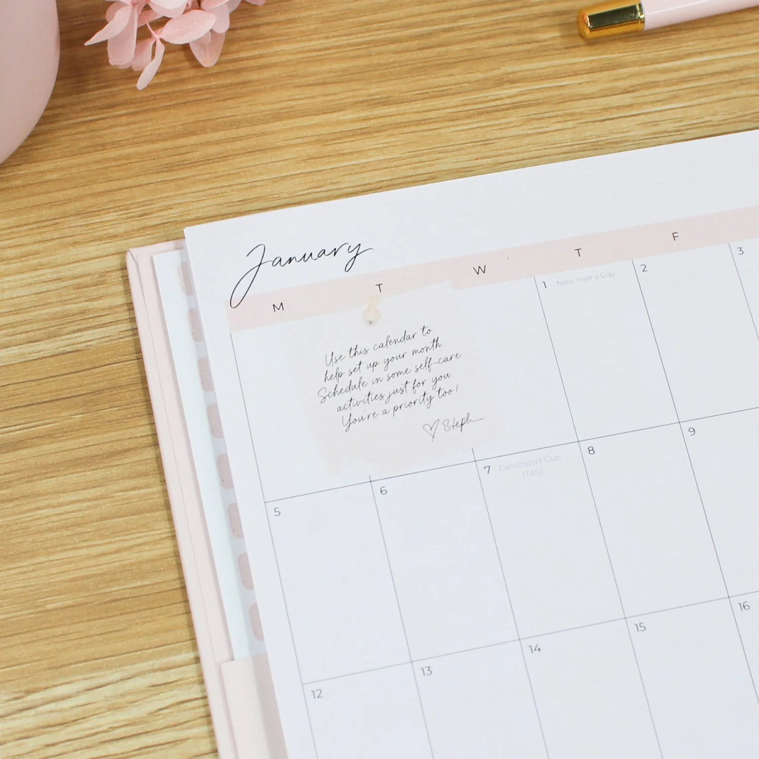 2026 Daily Planner - Blush - Image 9