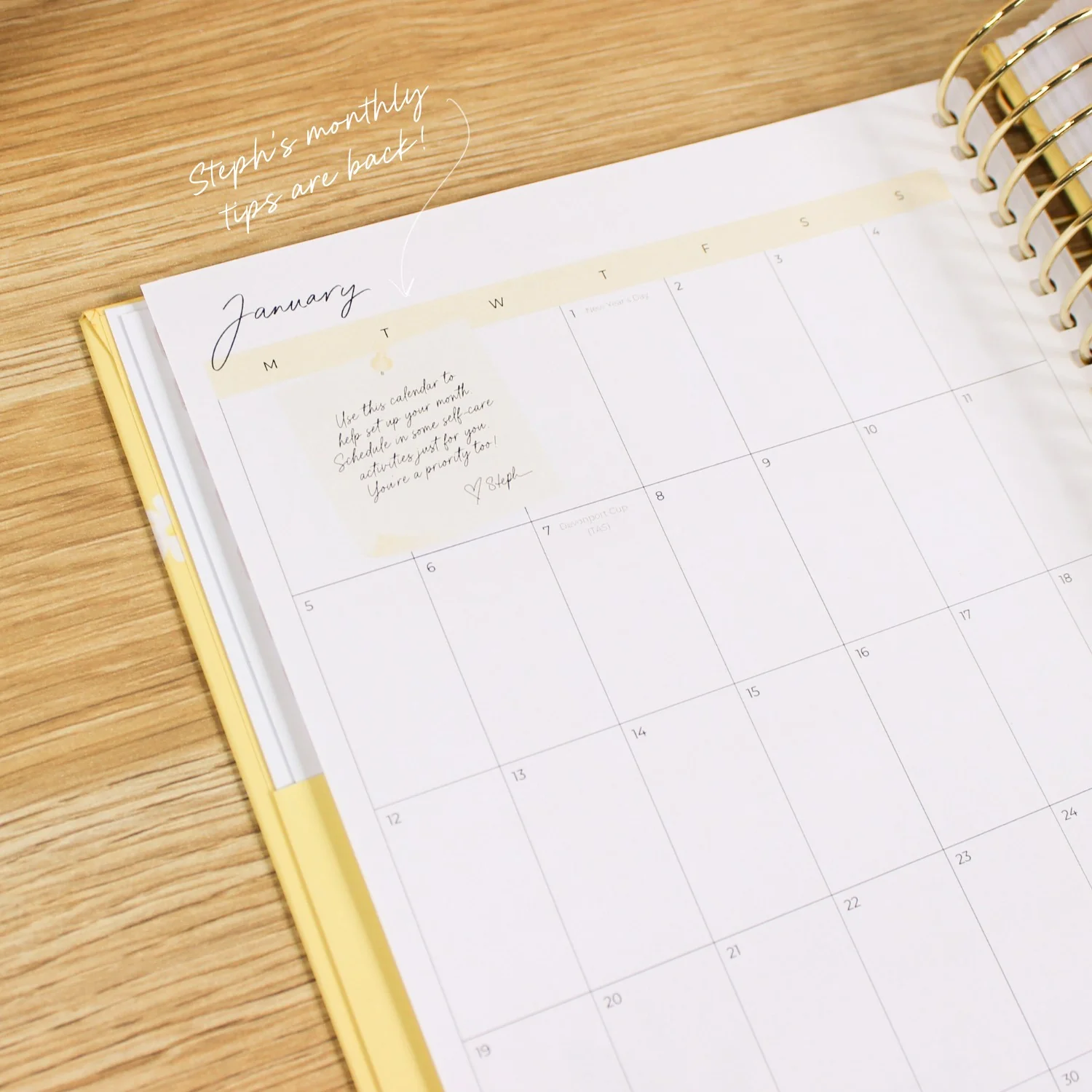 2026 Daily Planner - Butter Yellow - Image 10