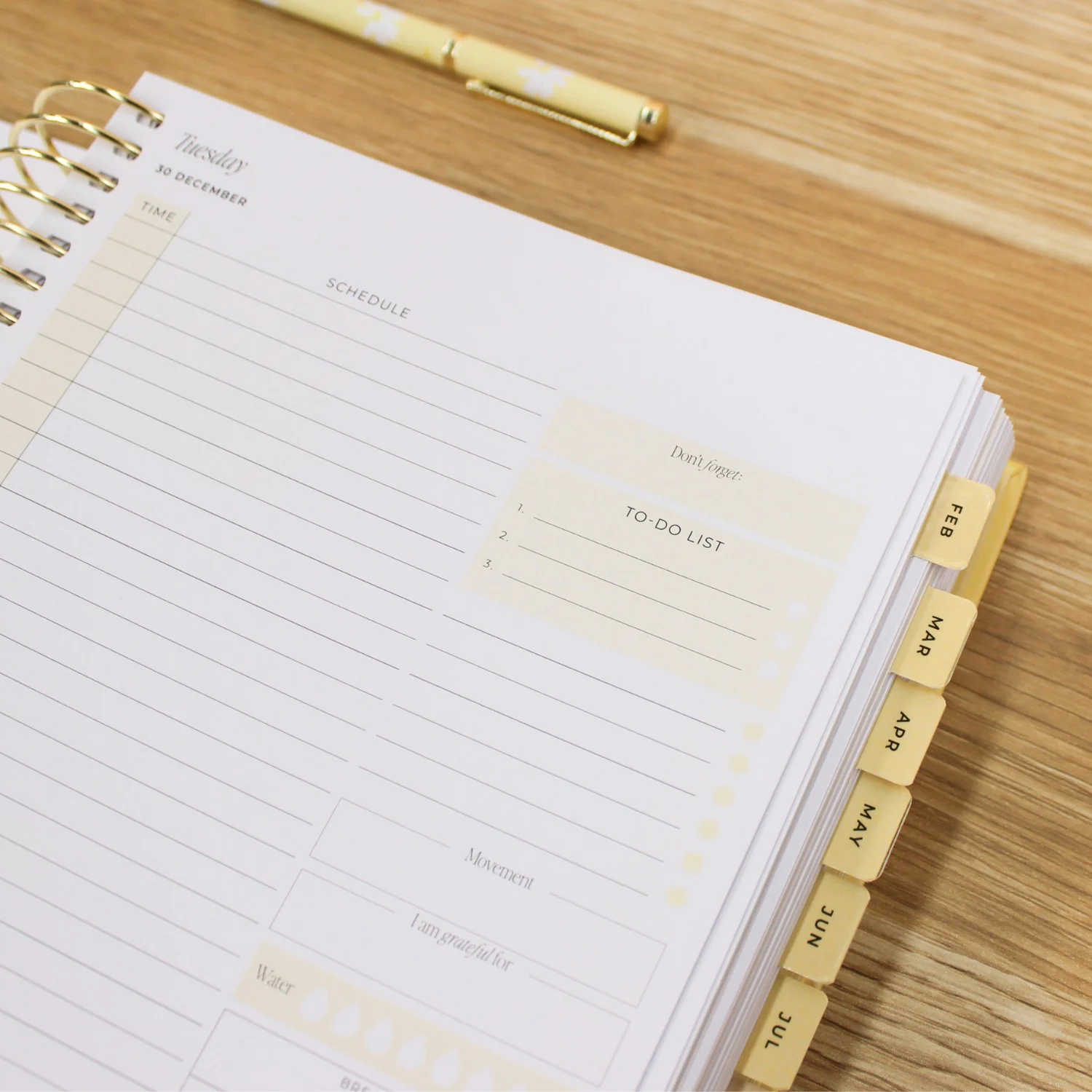 2026 Daily Planner - Butter Yellow - Image 13