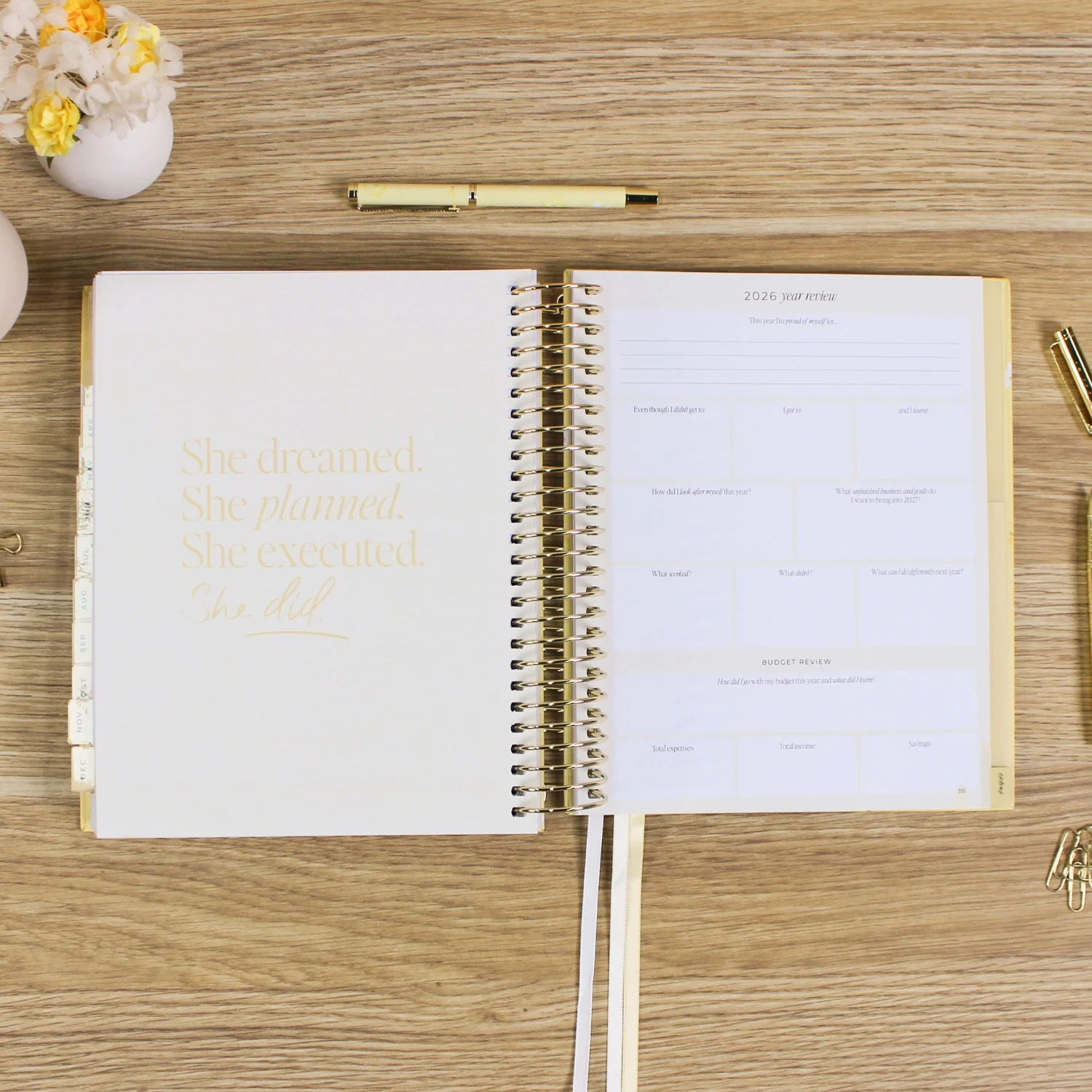 2026 Daily Planner - Butter Yellow - Image 16