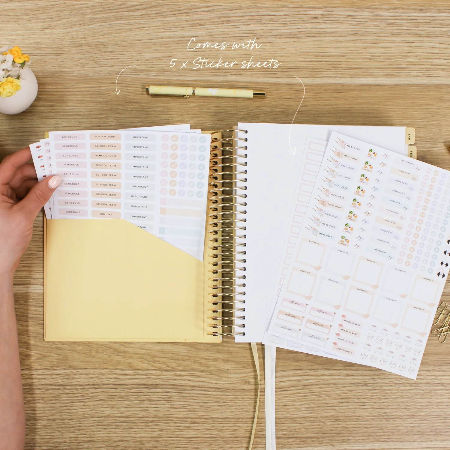 2026 Daily Planner - Butter Yellow - Image 18