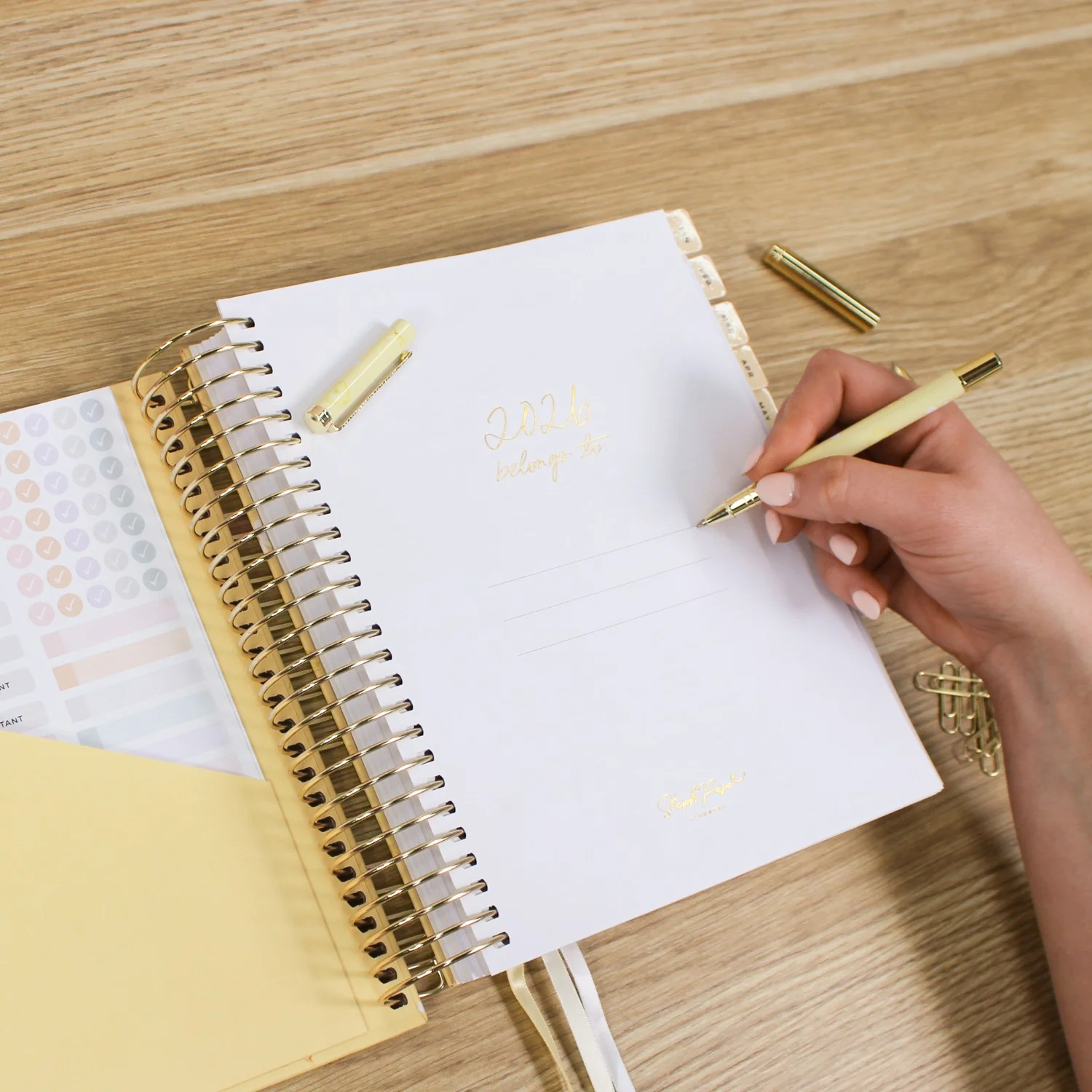 2026 Daily Planner - Butter Yellow - Image 4