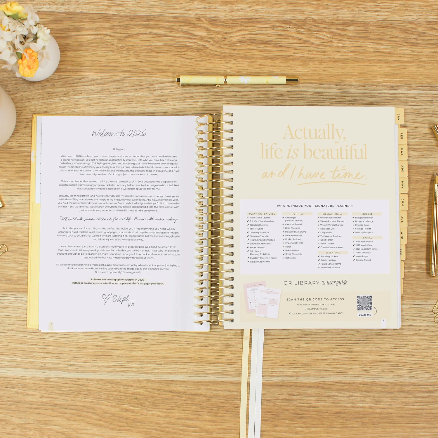 2026 Daily Planner - Butter Yellow - Image 5