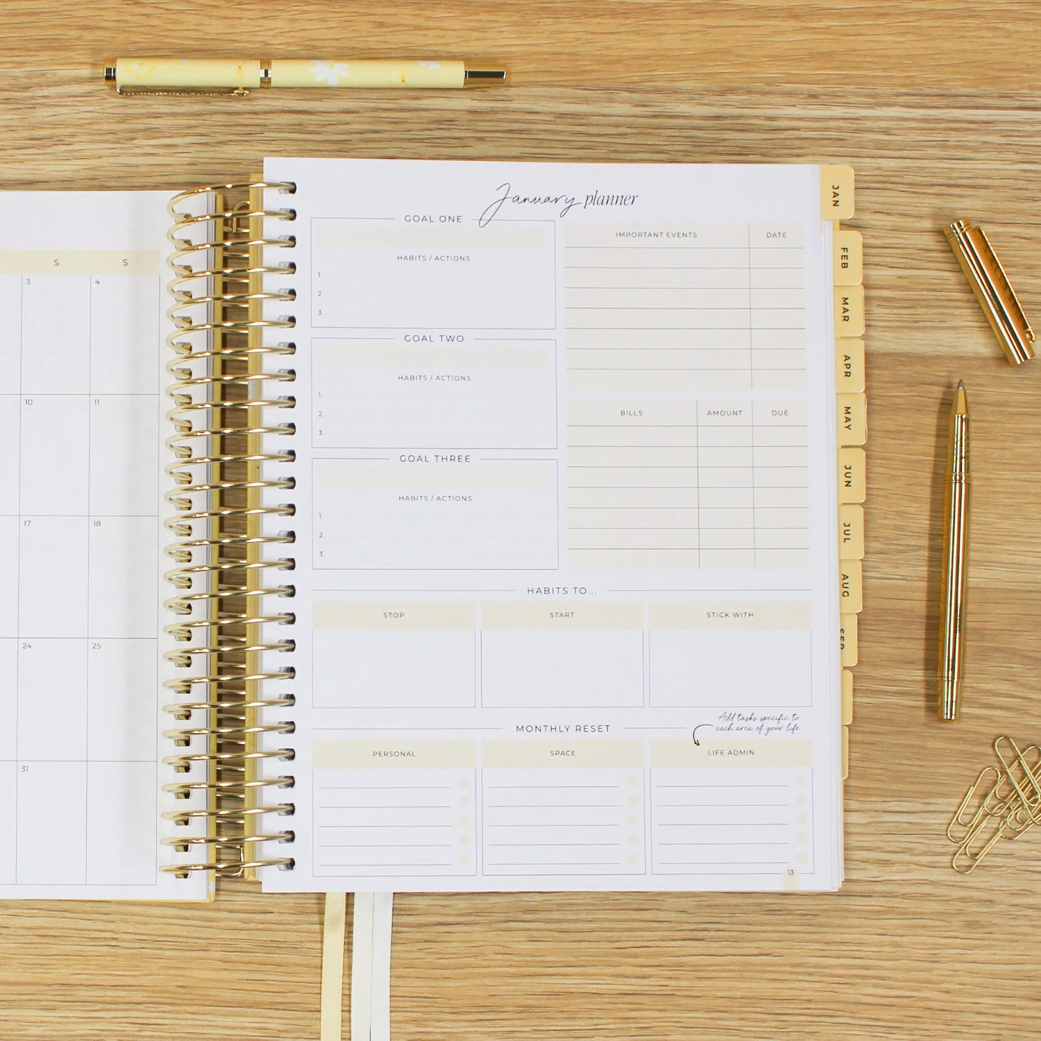 2026 Daily Planner - Butter Yellow - Image 9
