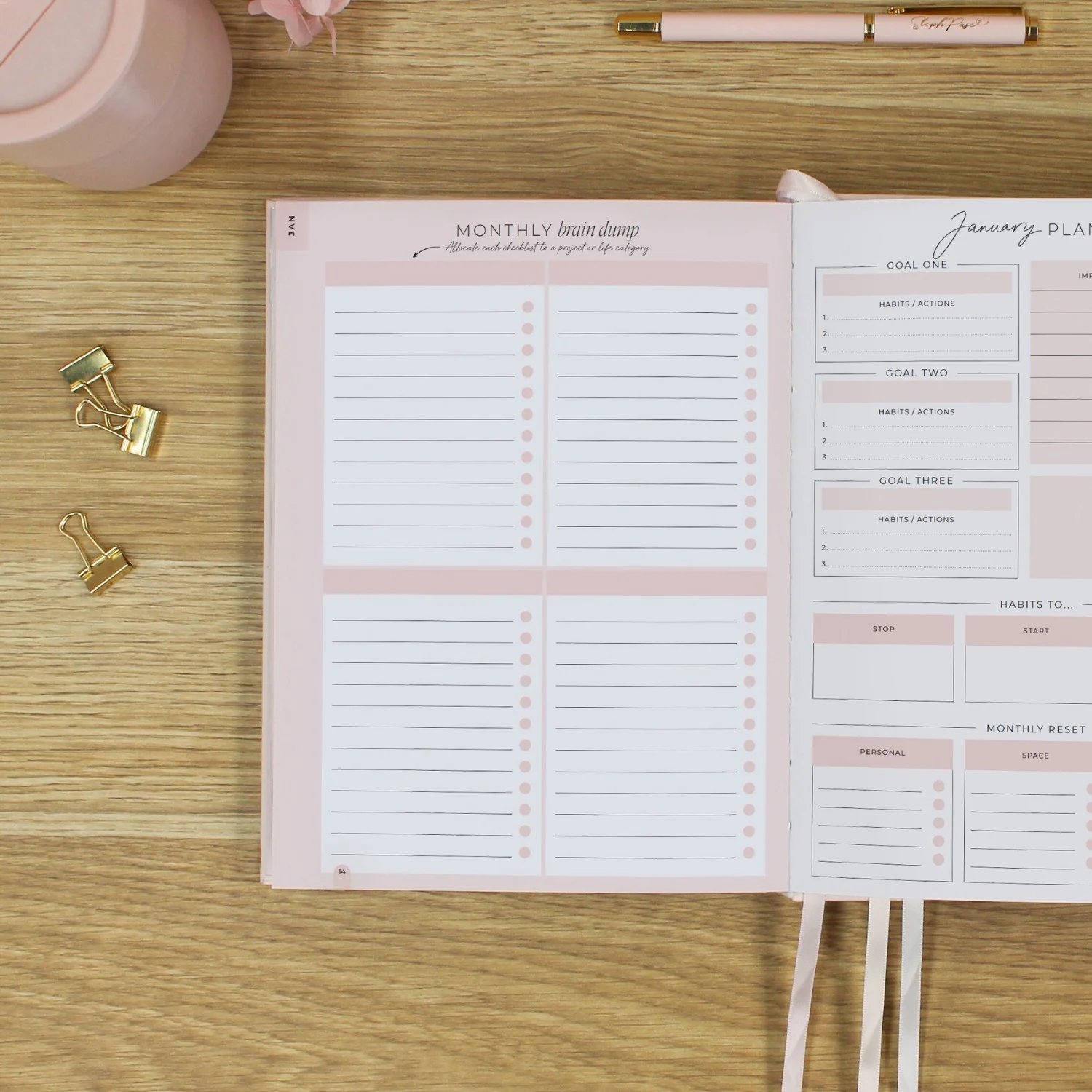 2026 Essential Planner - Blush - Image 7