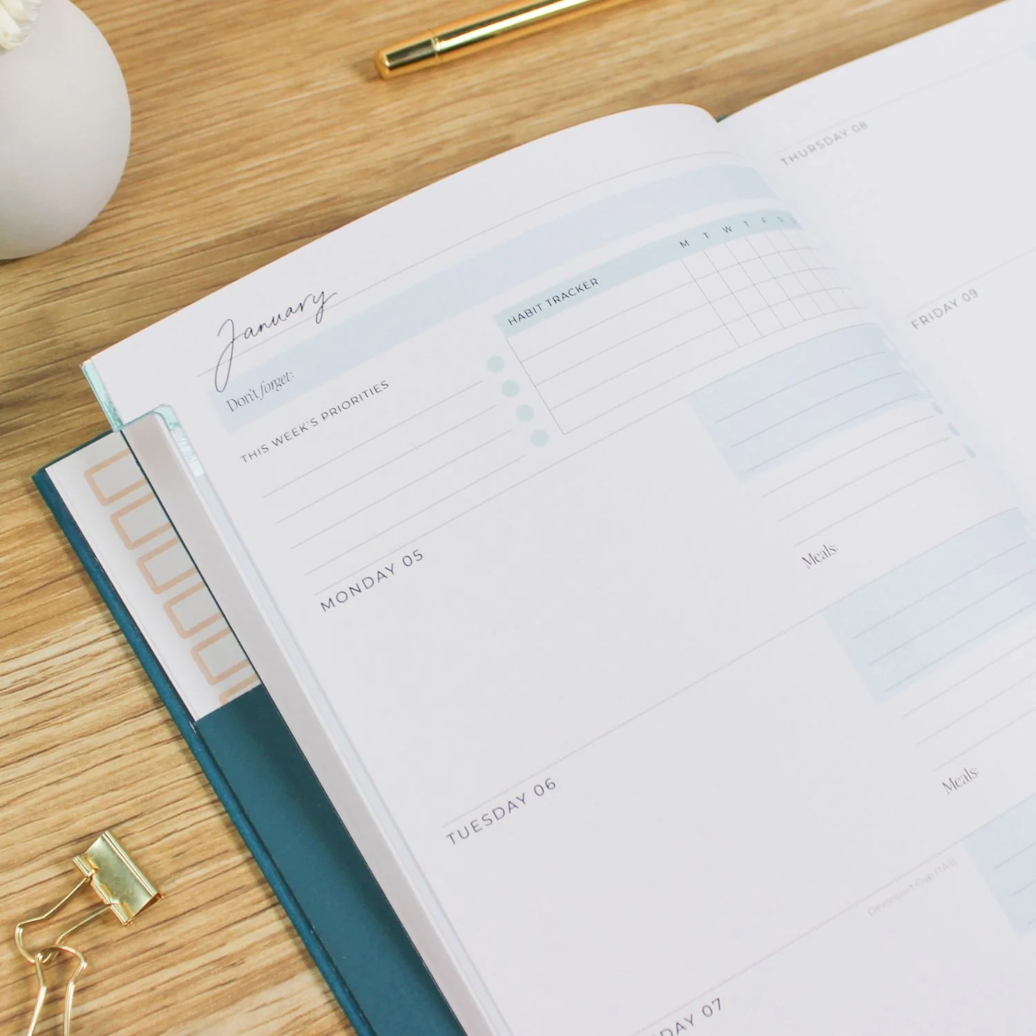 2026 Essential Planner - Teal - Image 10