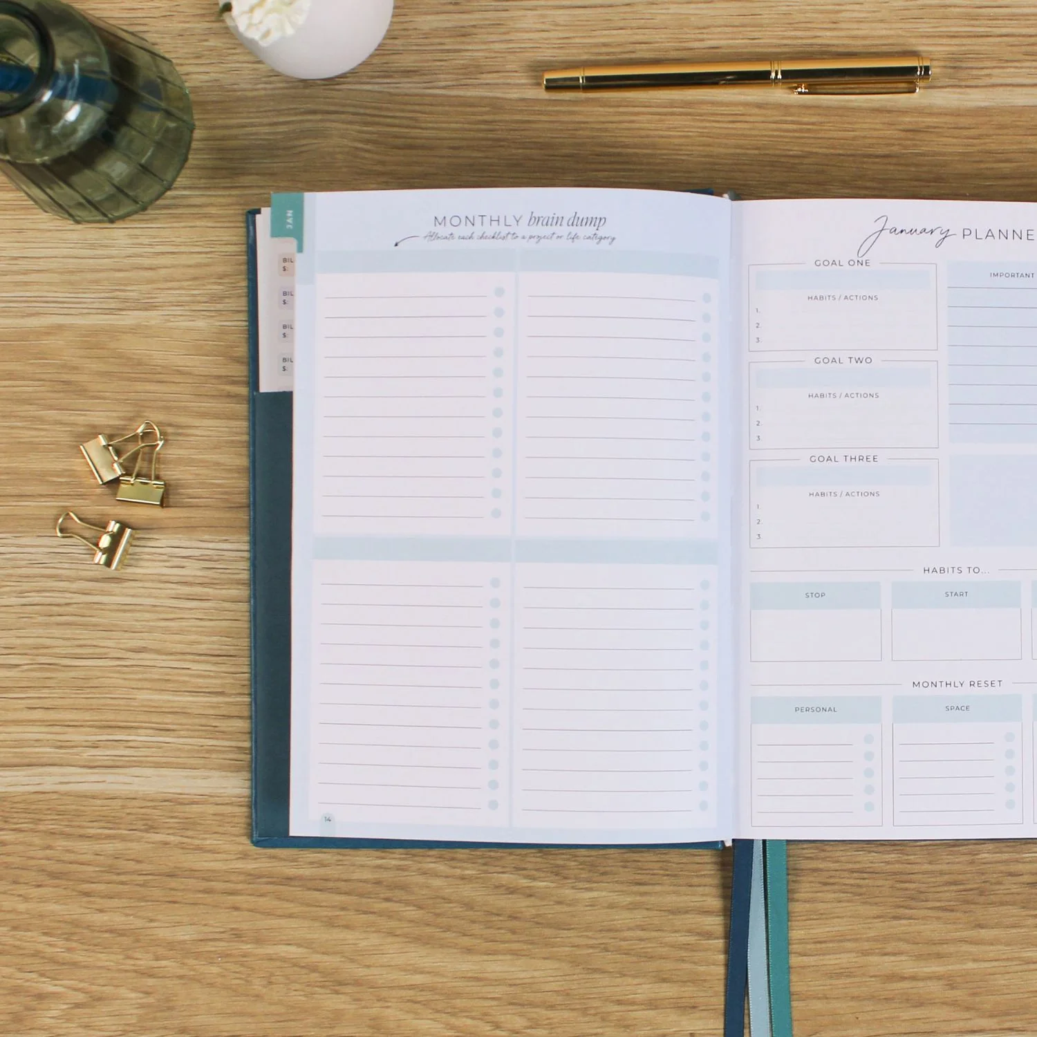 2026 Essential Planner - Teal - Image 7