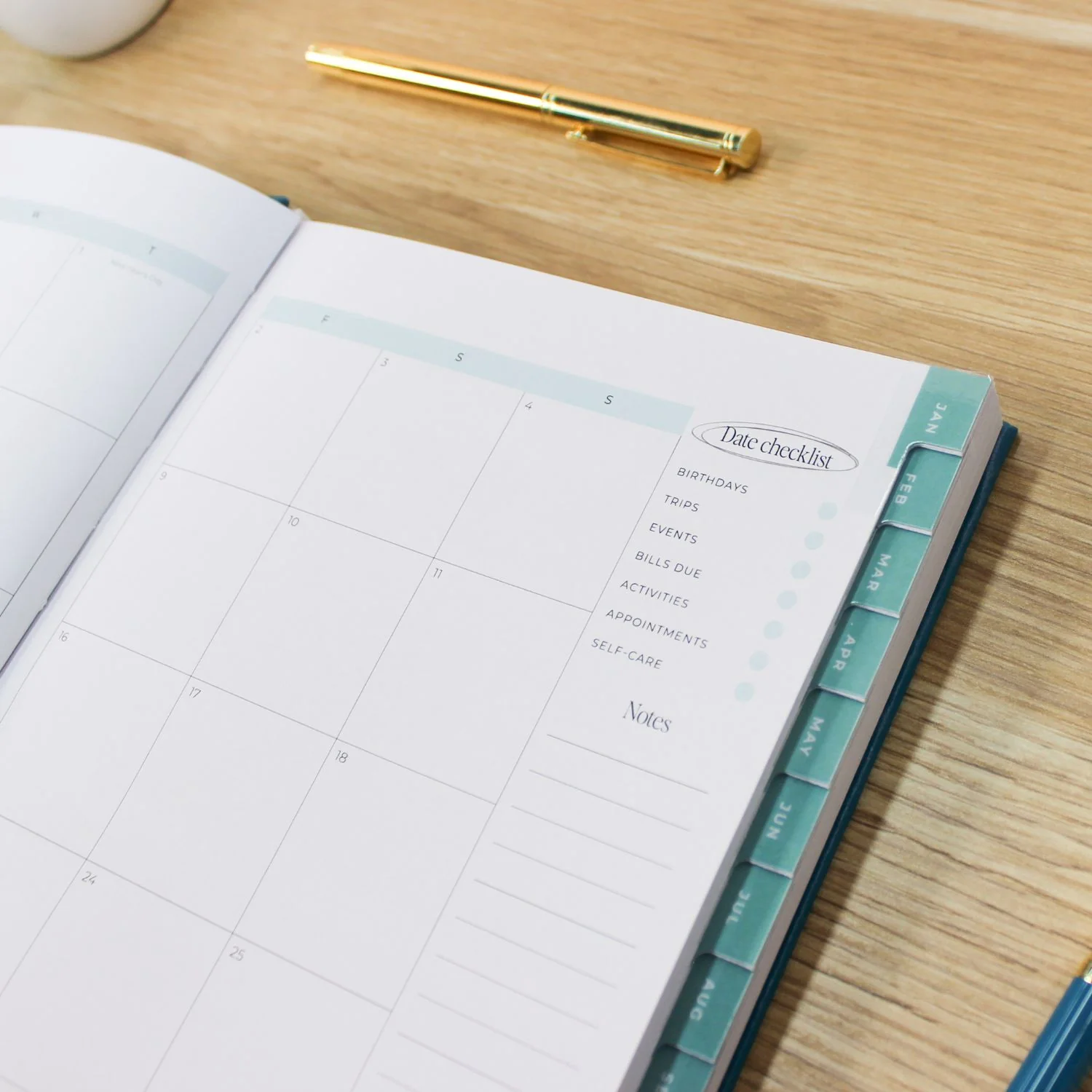 2026 Essential Planner - Teal - Image 9