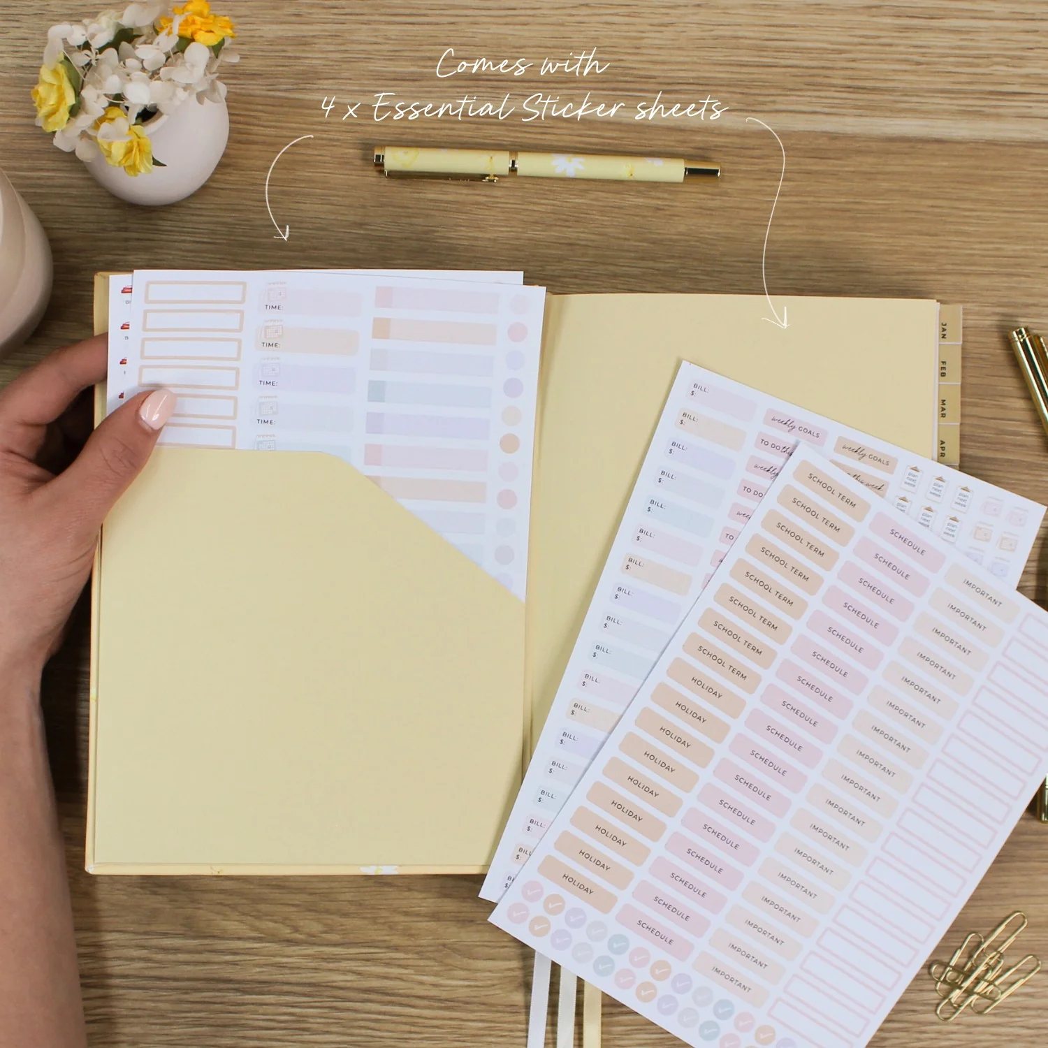 2026 Essential Planner - Butter Yellow - Image 18