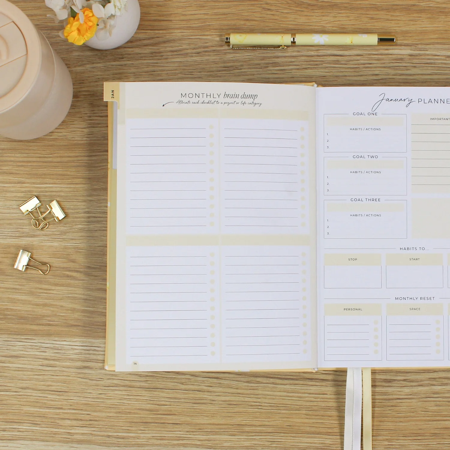 2026 Essential Planner - Butter Yellow - Image 7