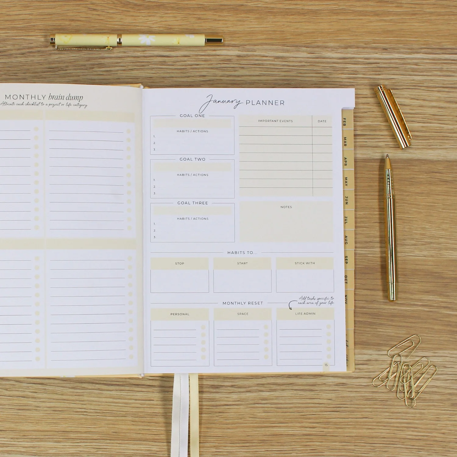 2026 Essential Planner - Butter Yellow - Image 8