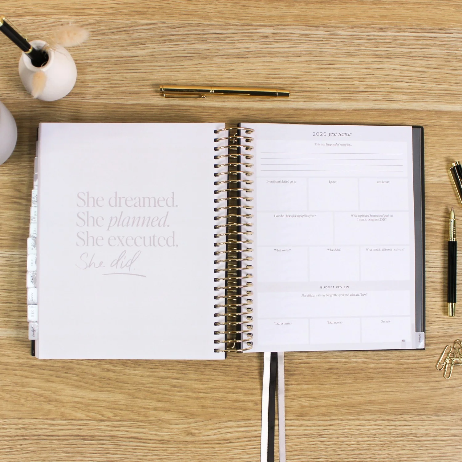 2026 Signature Planner - Black - Image 21