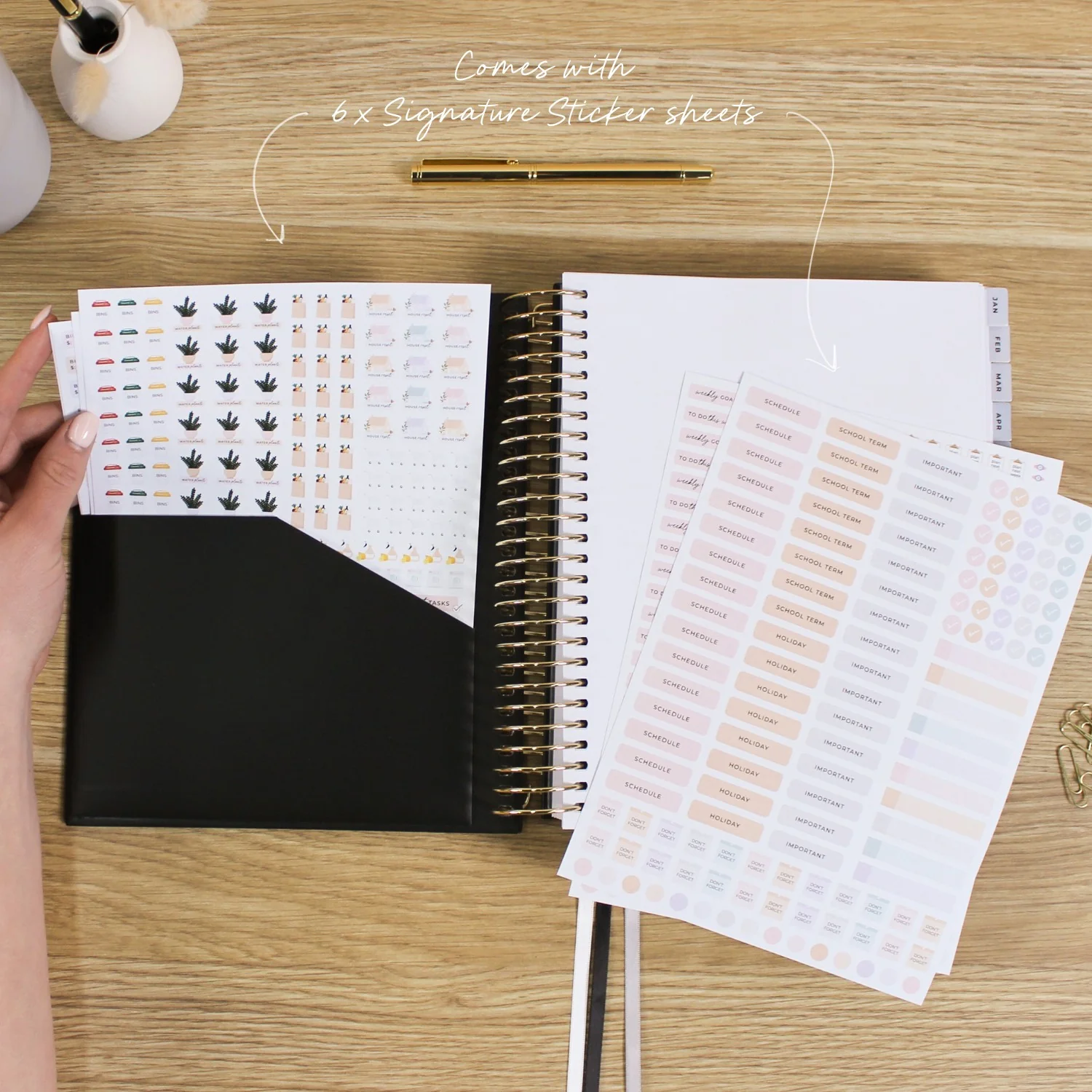 2026 Signature Planner - Black - Image 23