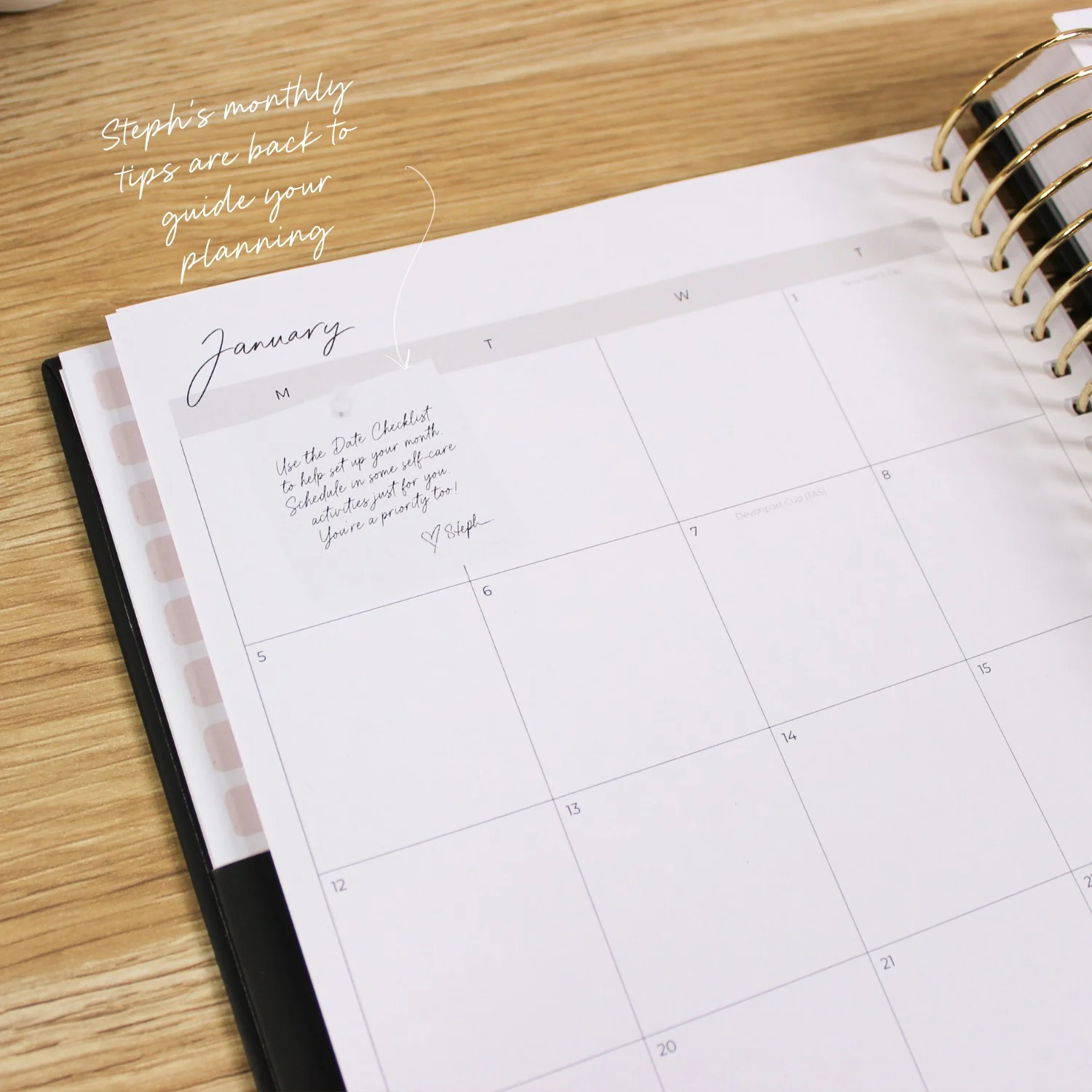 2026 Signature Planner - Black - Image 8