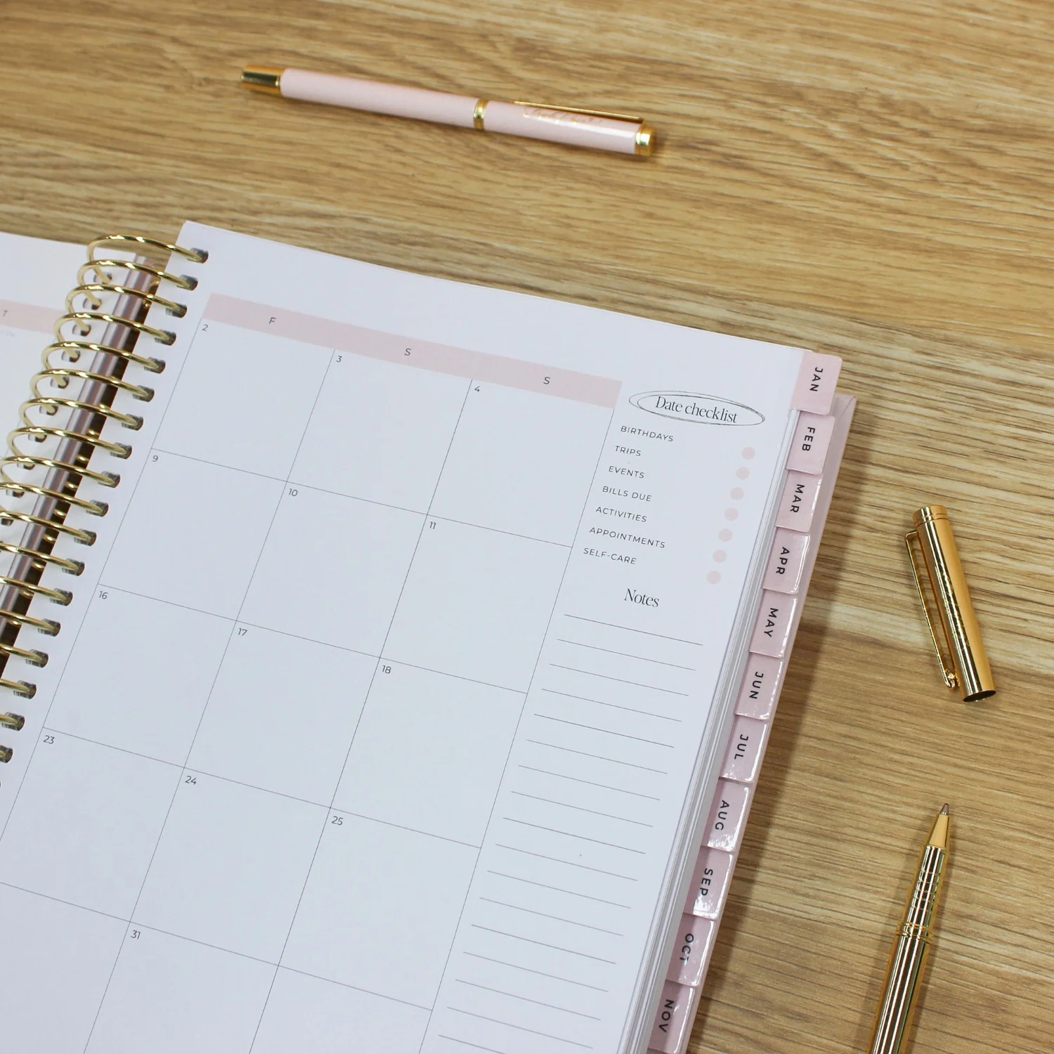 2026 Signature Planner - Blush + Yellow Gold - Image 11