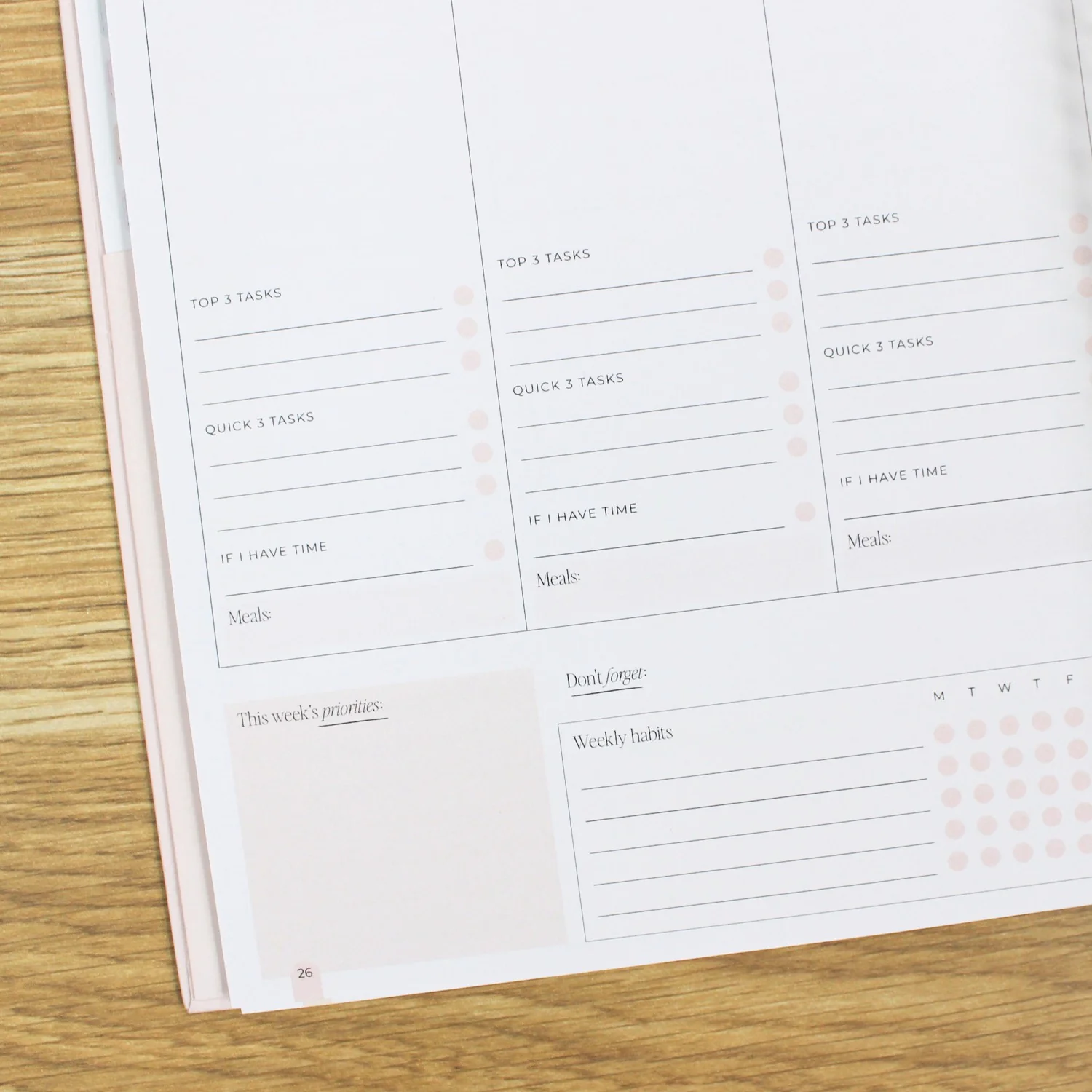 2026 Signature Planner - Blush + Yellow Gold - Image 13