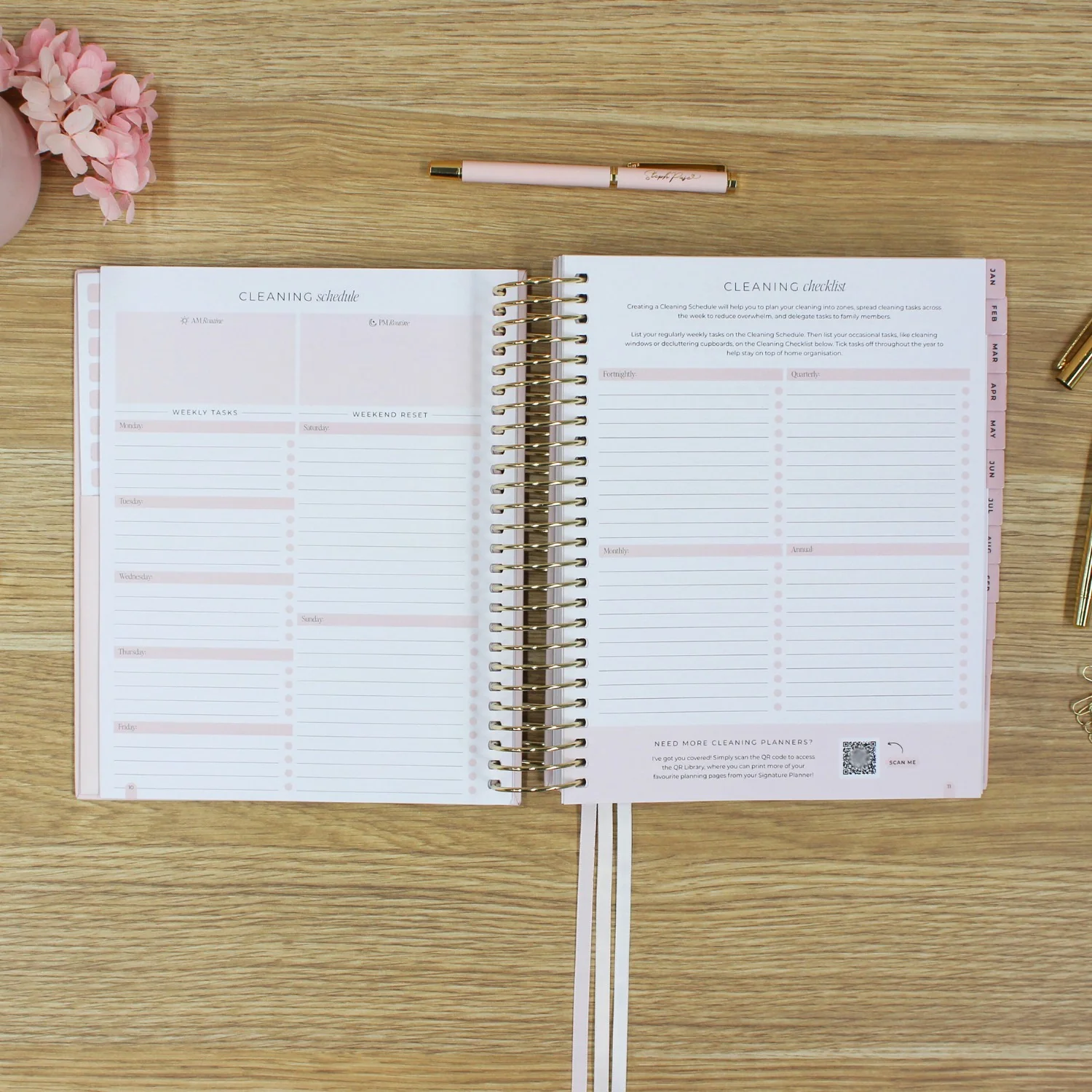 2026 Signature Planner - Blush + Yellow Gold - Image 17