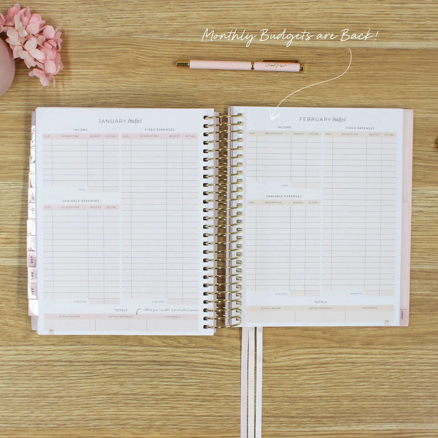 2026 Signature Planner - Blush + Yellow Gold - Image 20