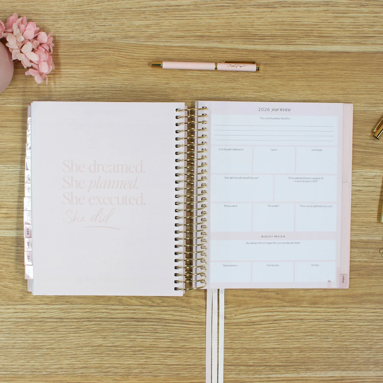 2026 Signature Planner - Blush + Yellow Gold - Image 21