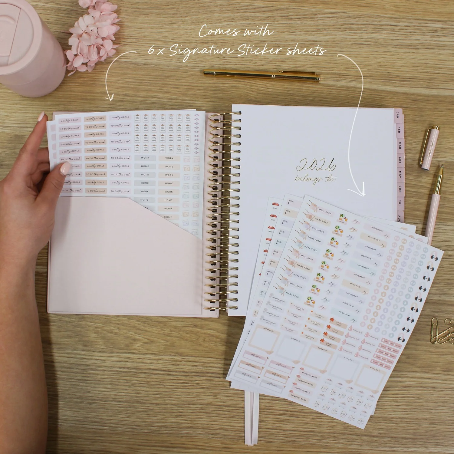 2026 Signature Planner - Blush + Yellow Gold - Image 22