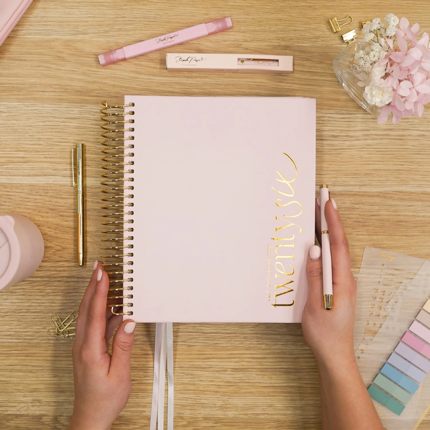 2026 Signature Planner - Blush + Yellow Gold - Image 3