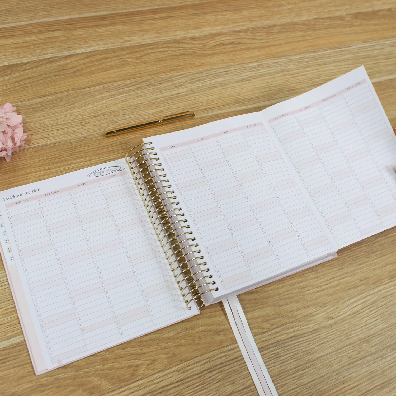2026 Signature Planner - Blush + Yellow Gold - Image 6