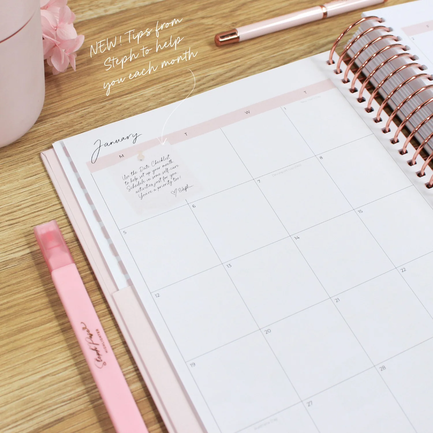 2026 Signature Planner - Blush + Rose Gold - Image 11