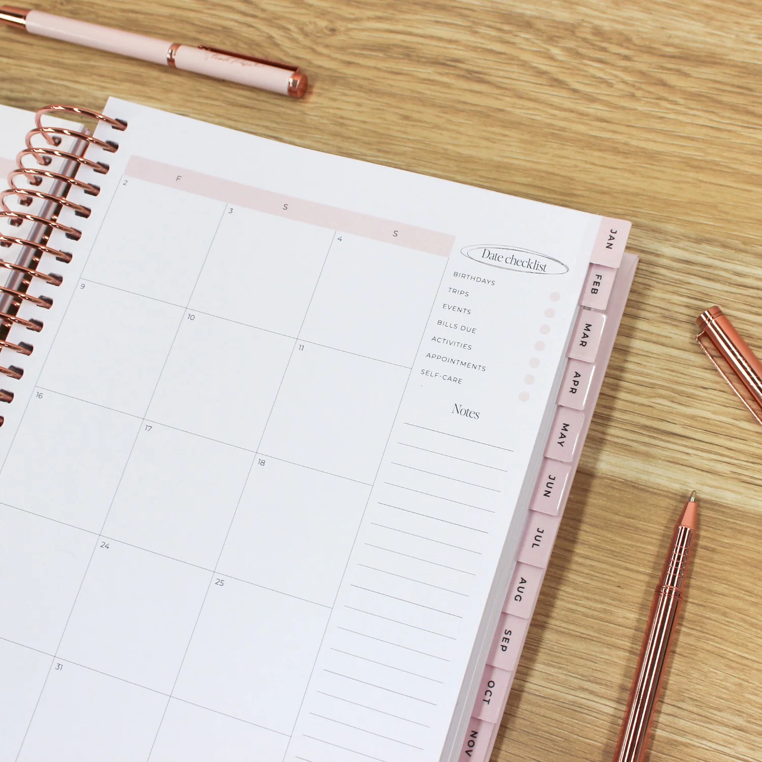 2026 Signature Planner - Blush + Rose Gold - Image 12