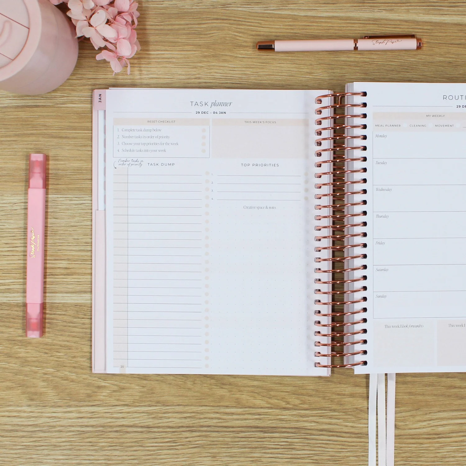 2026 Signature Planner - Blush + Rose Gold - Image 15