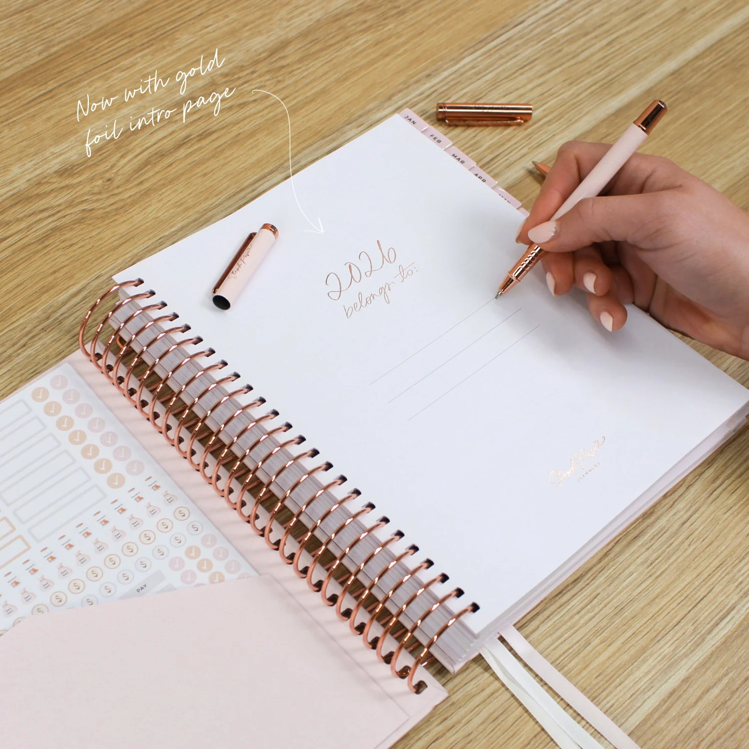 2026 Signature Planner - Blush + Rose Gold - Image 4