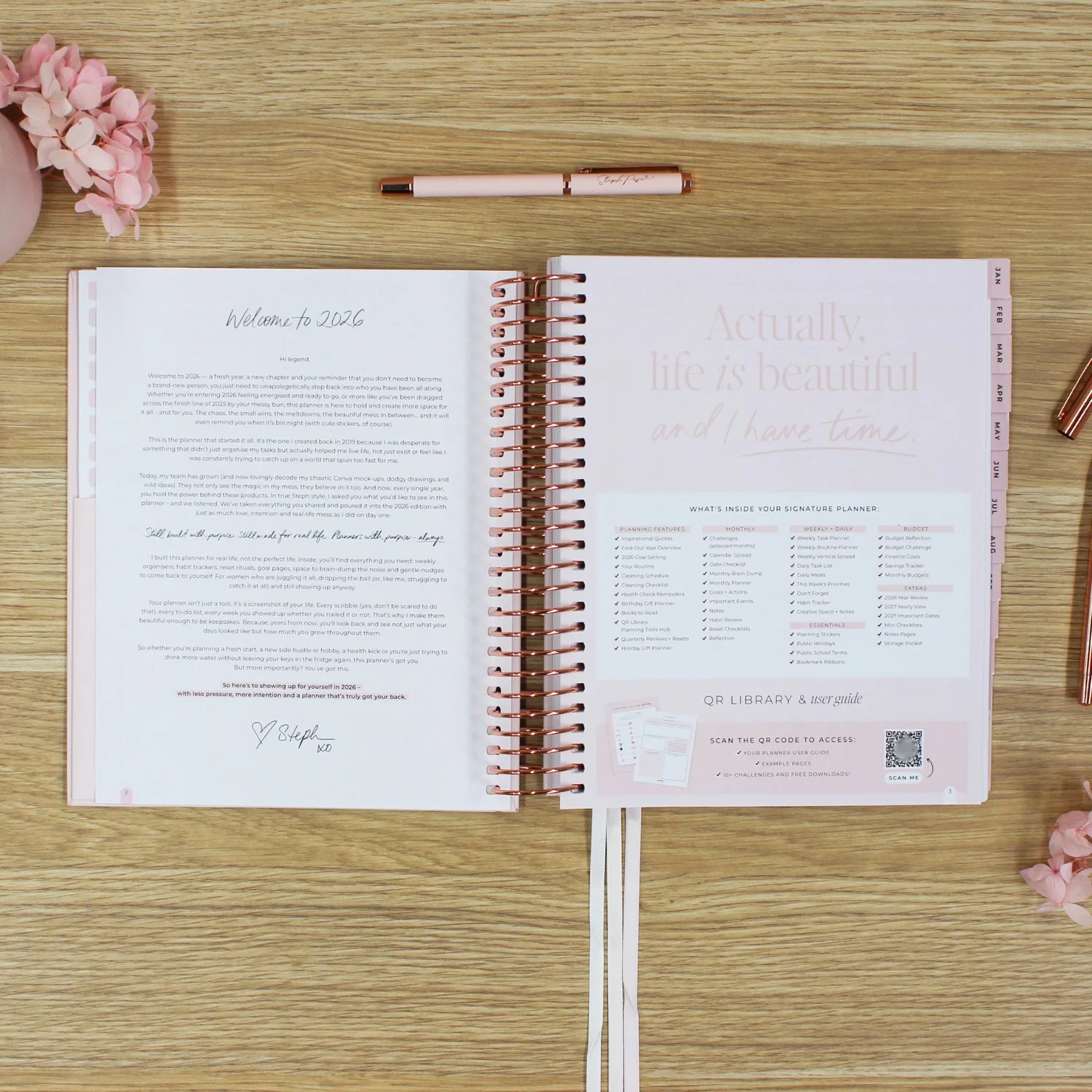 2026 Signature Planner - Blush + Rose Gold - Image 5