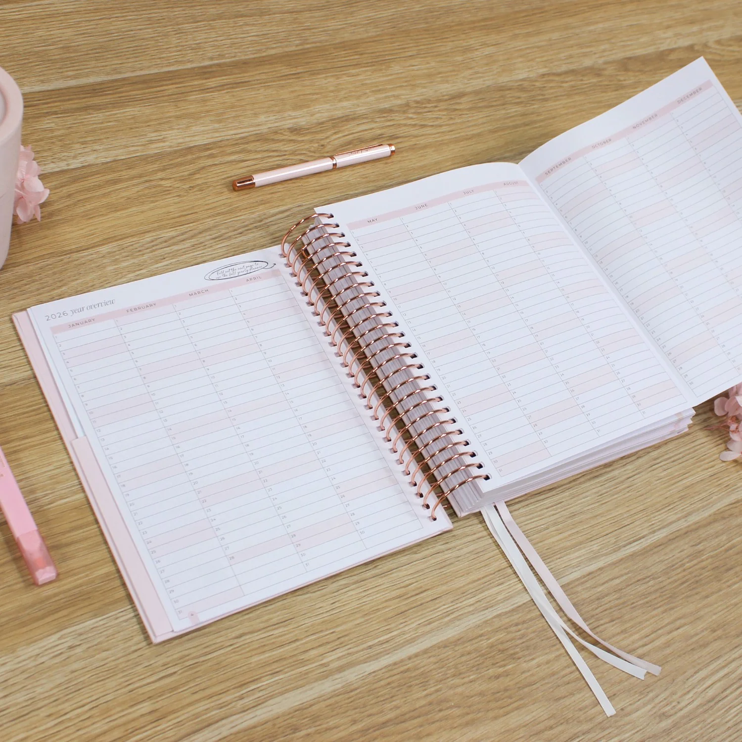 2026 Signature Planner - Blush + Rose Gold - Image 6