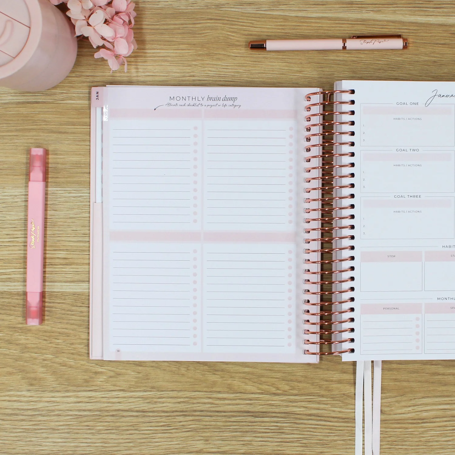 2026 Signature Planner - Blush + Rose Gold - Image 8