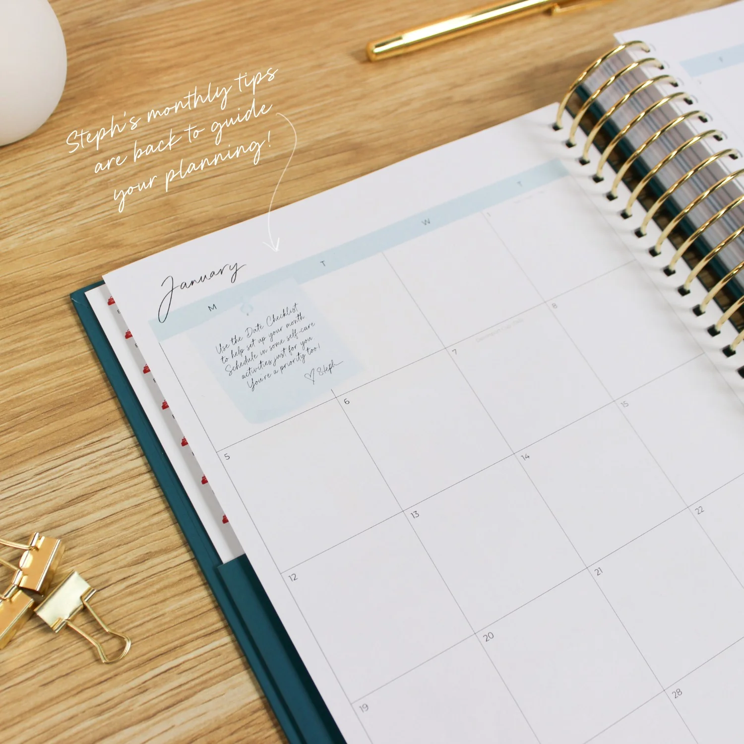2026 Signature Planner - Teal - Image 11