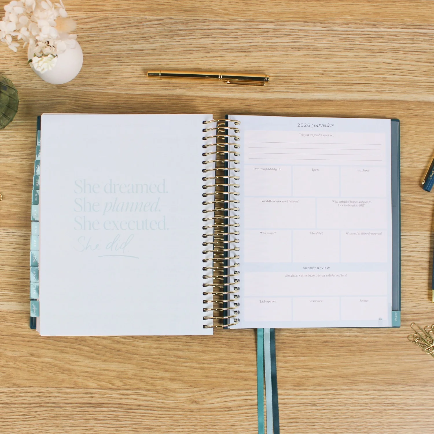 2026 Signature Planner - Teal - Image 19