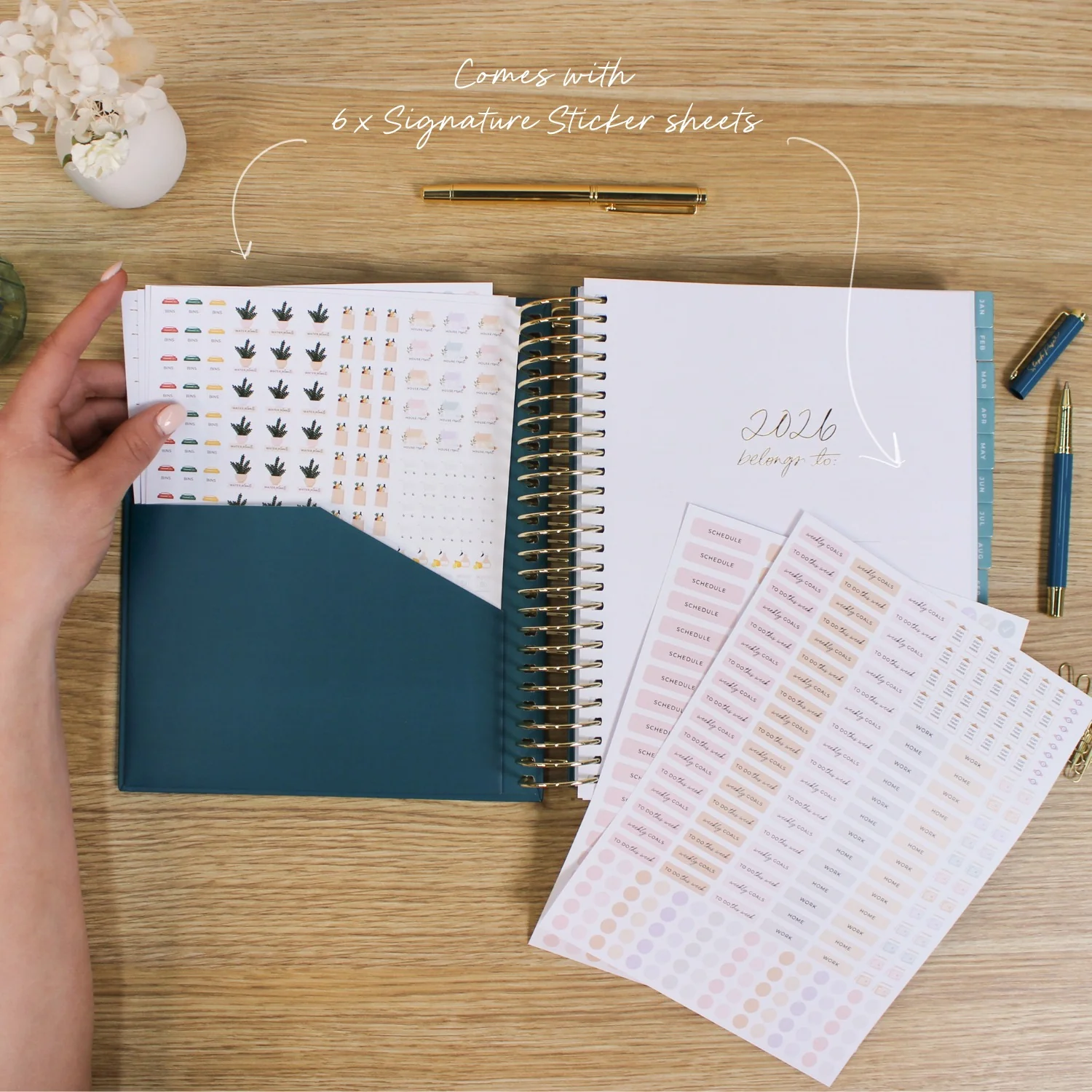 2026 Signature Planner - Teal - Image 22