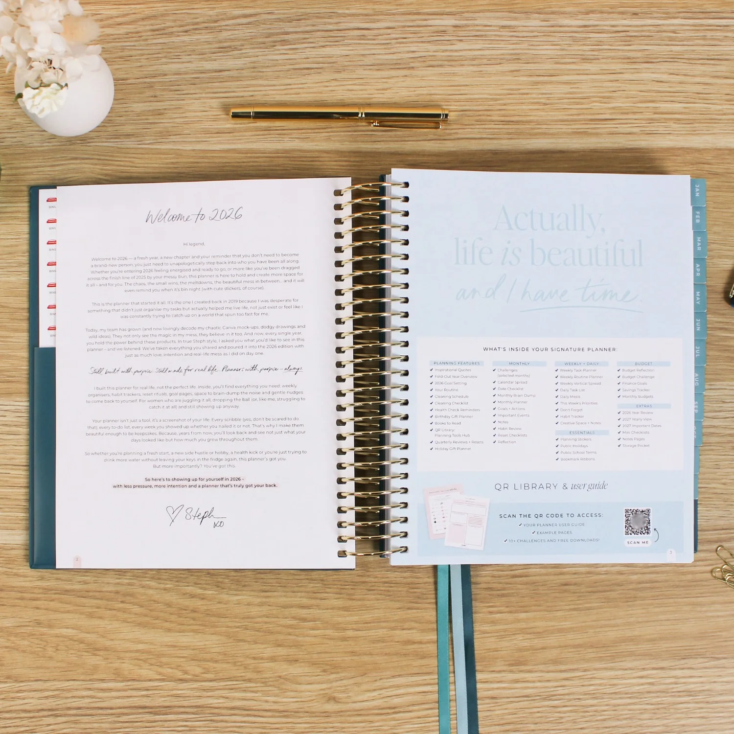 2026 Signature Planner - Teal - Image 5
