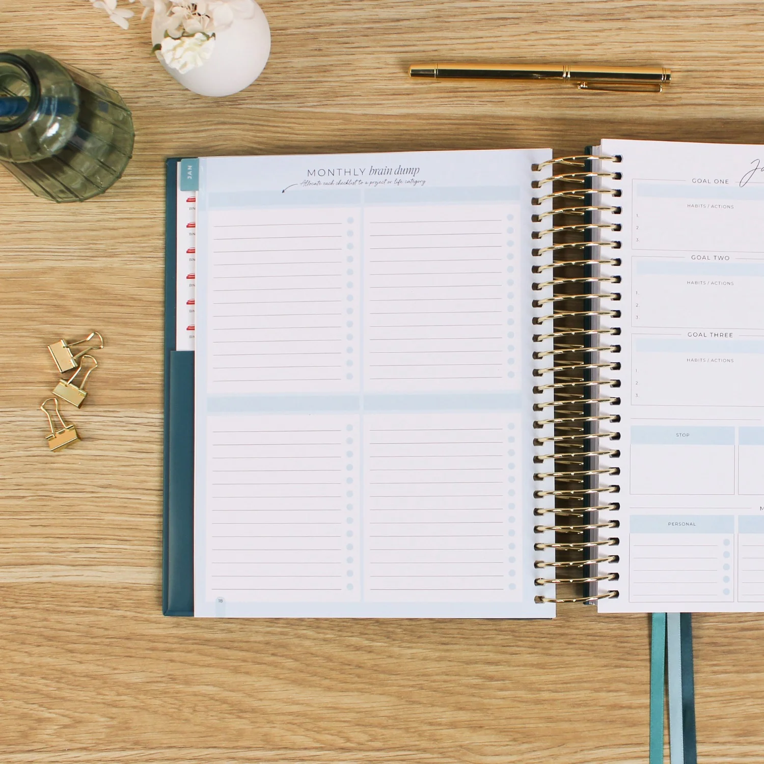 2026 Signature Planner - Teal - Image 9