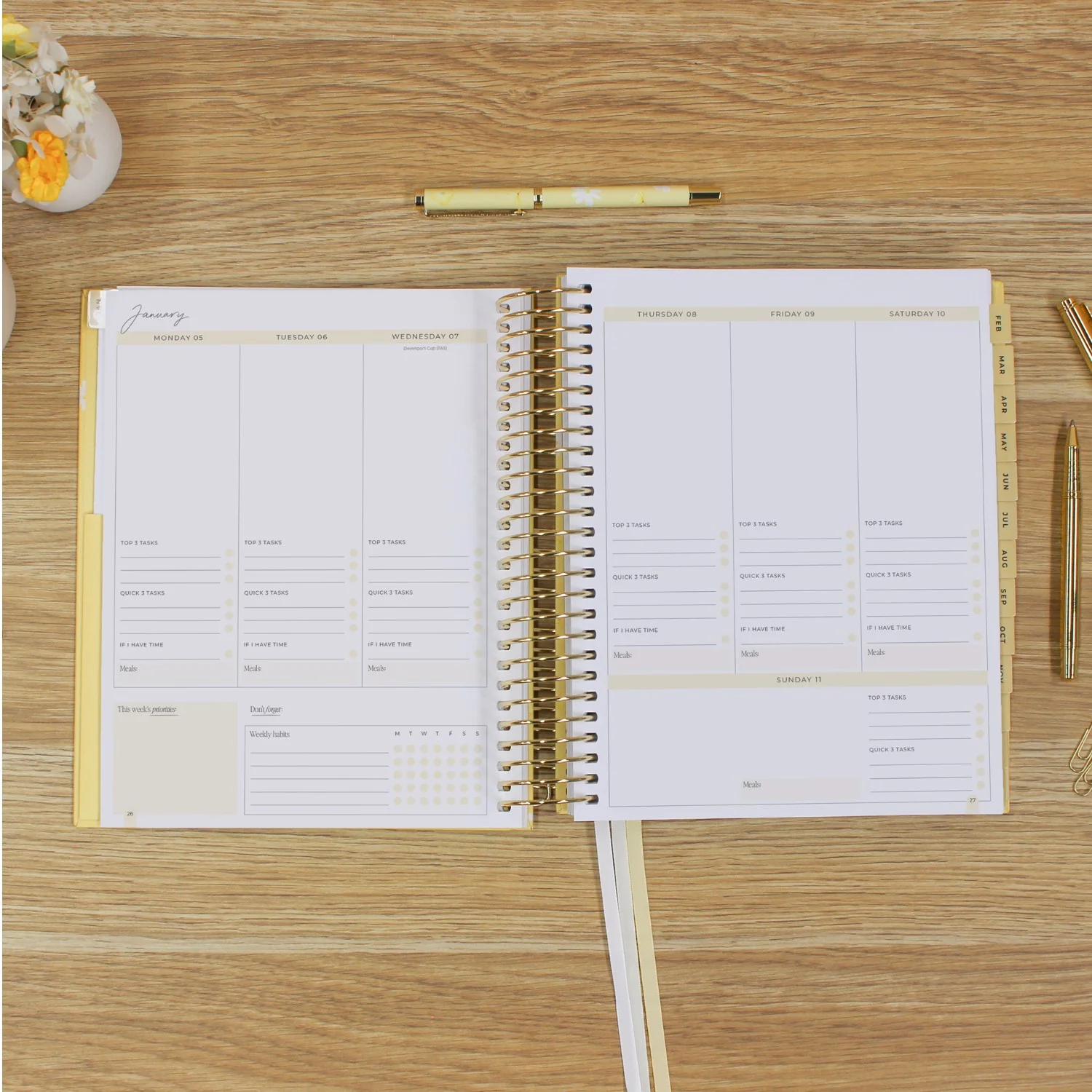 2026 Signature Planner - Butter Yellow - Image 12