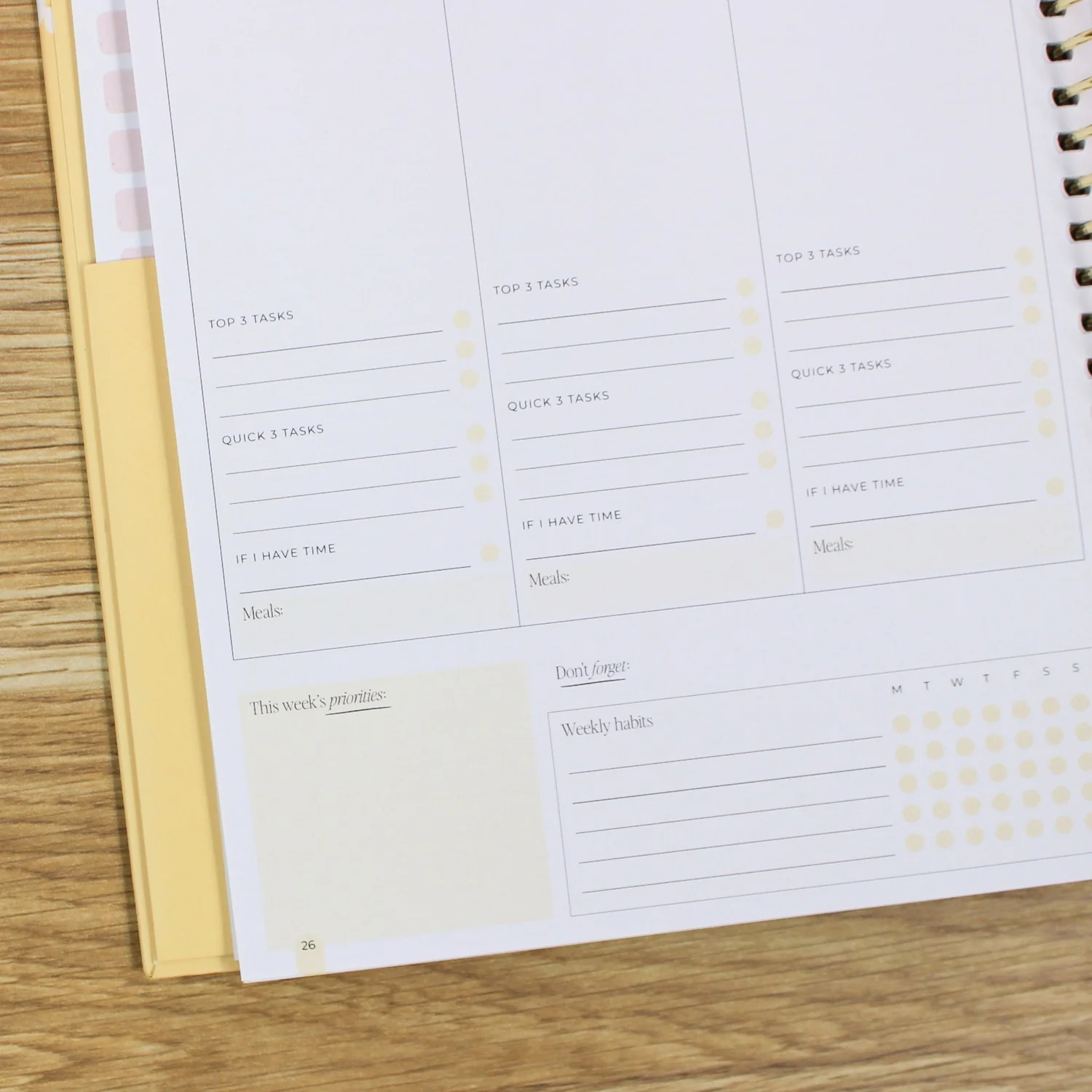 2026 Signature Planner - Butter Yellow - Image 13